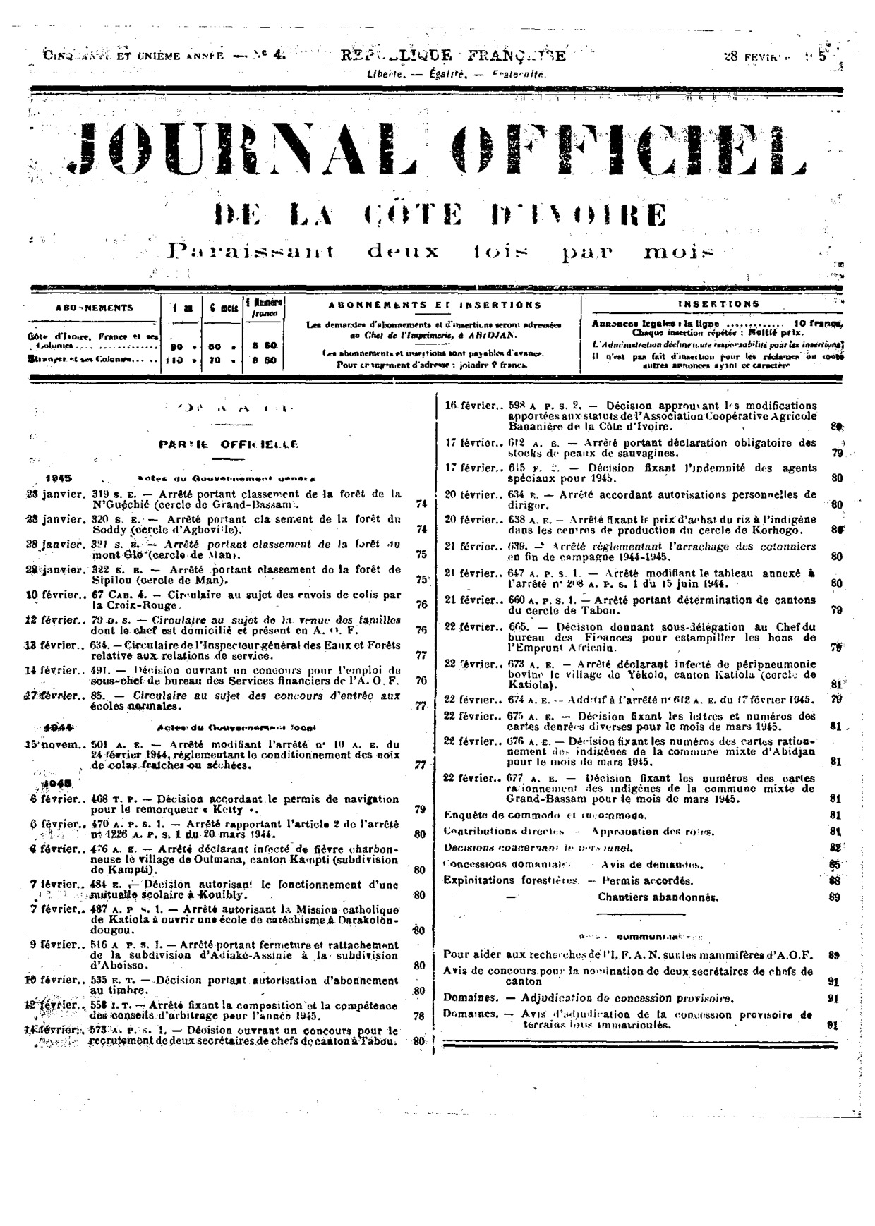 JO 1945-004 FRANCE_CI