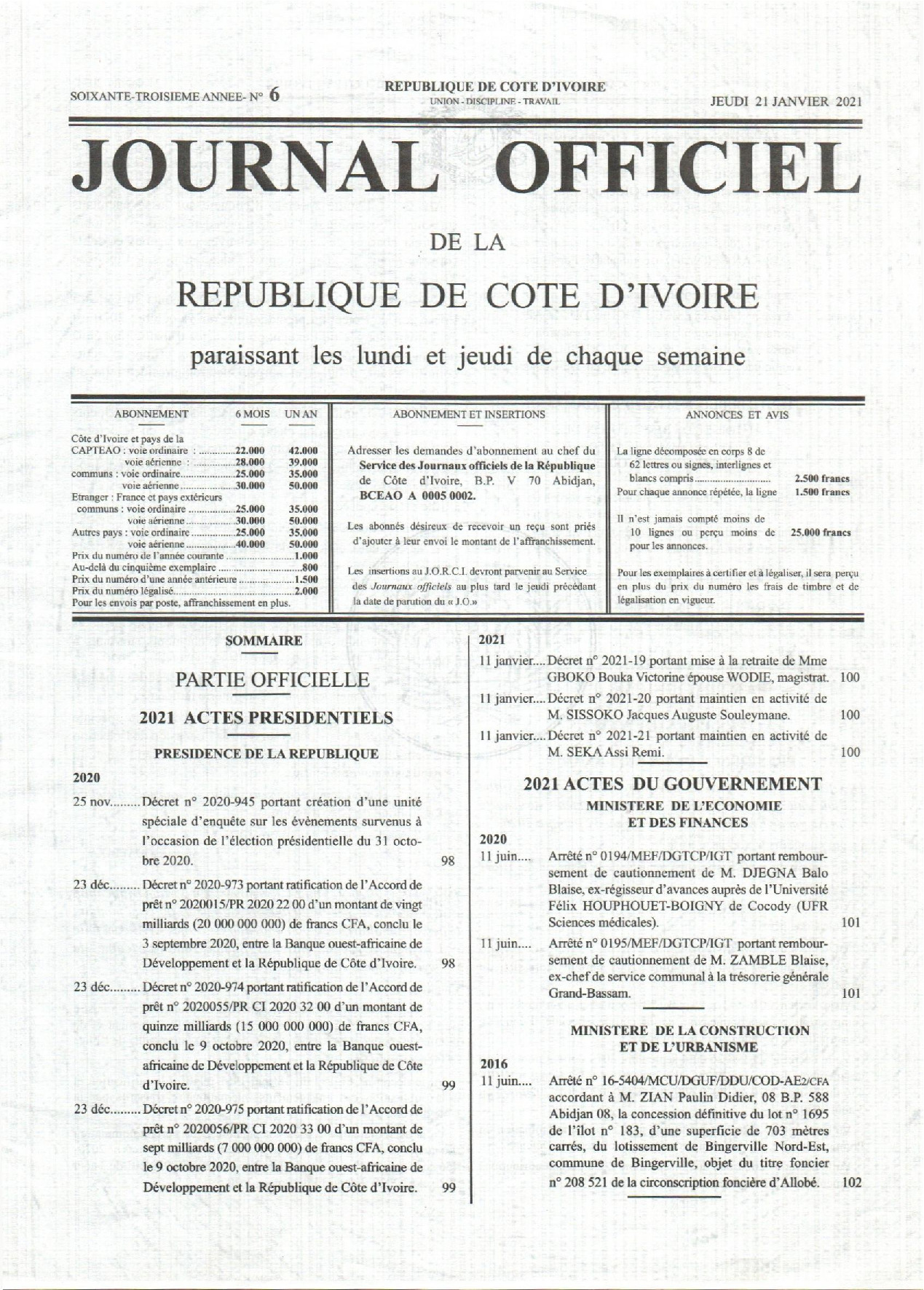JO 2021-006