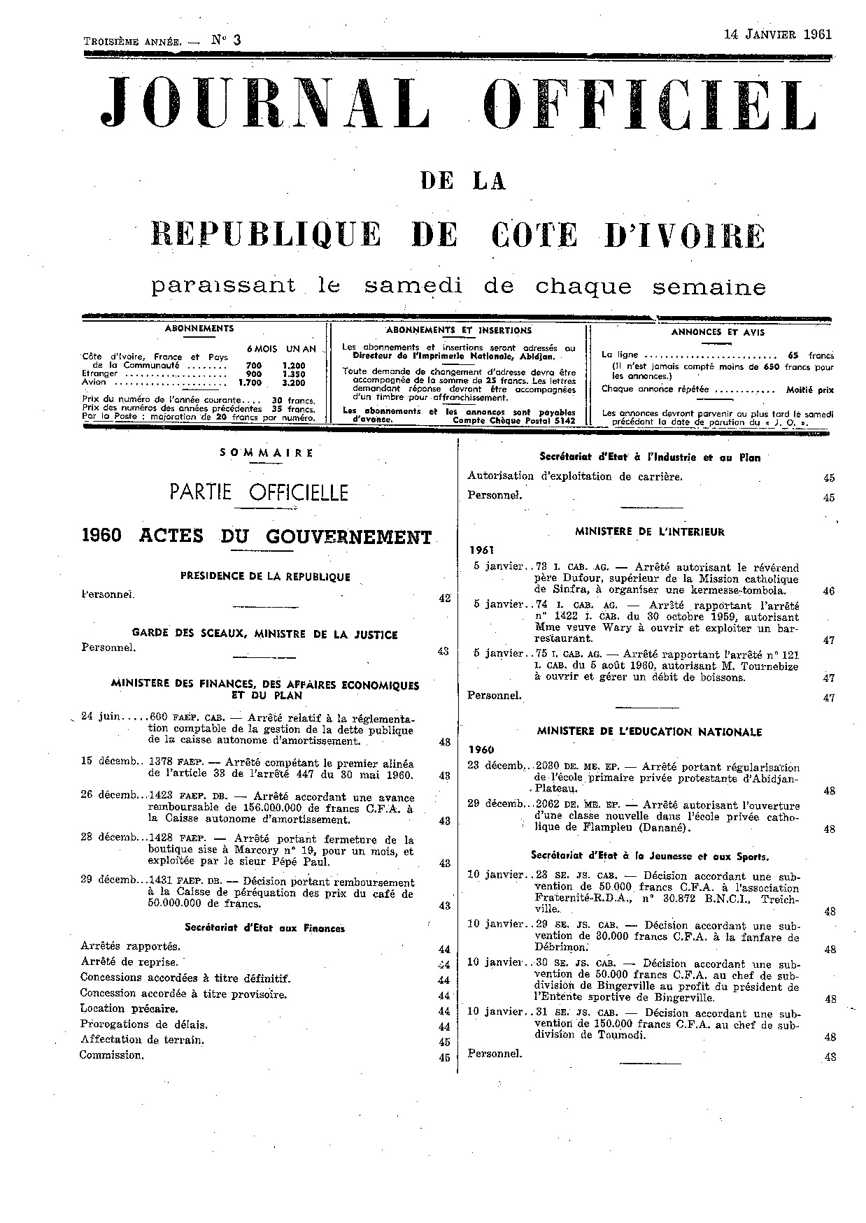 JO 1961-003