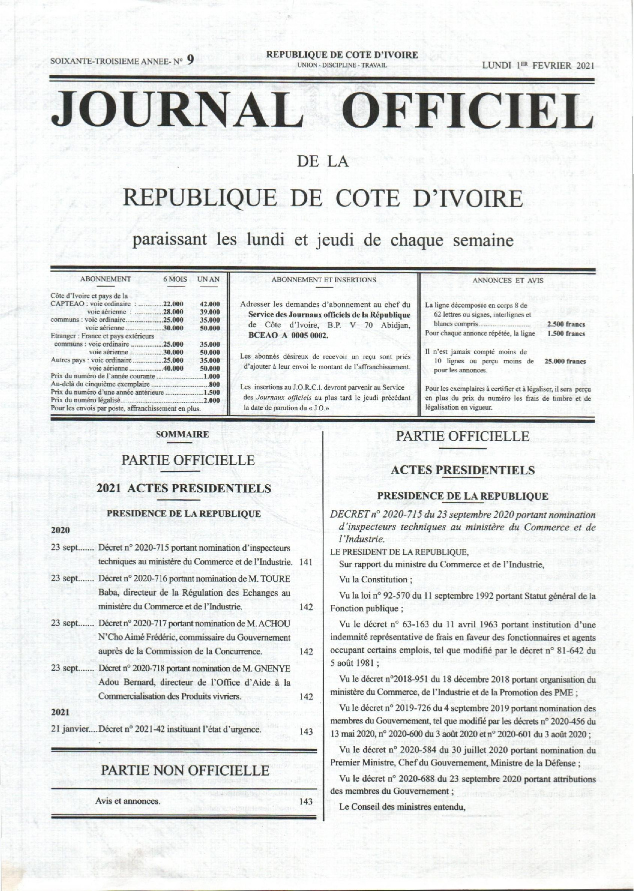 JO 2021-009