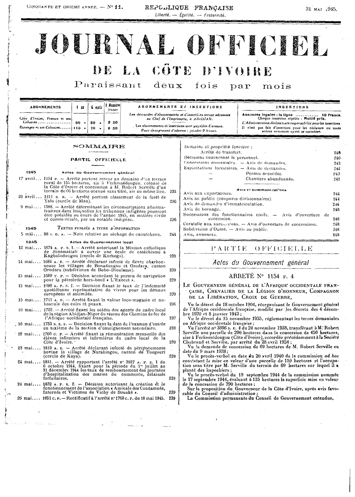 JO 1945-011 FRANCE_CI