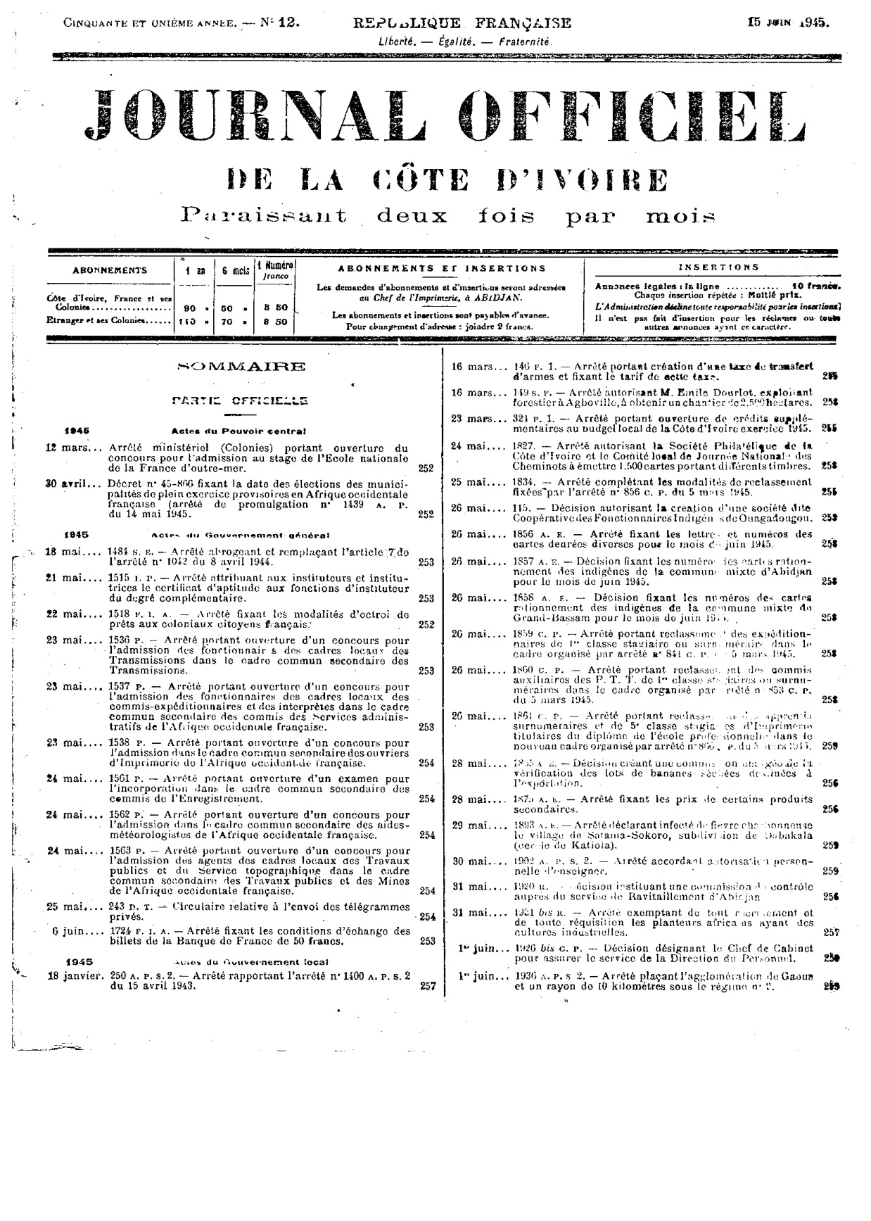 JO 1945-012 FRANCE_CI