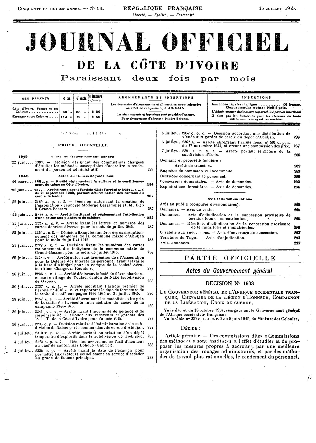 JO 1945-014 FRANCE_CI