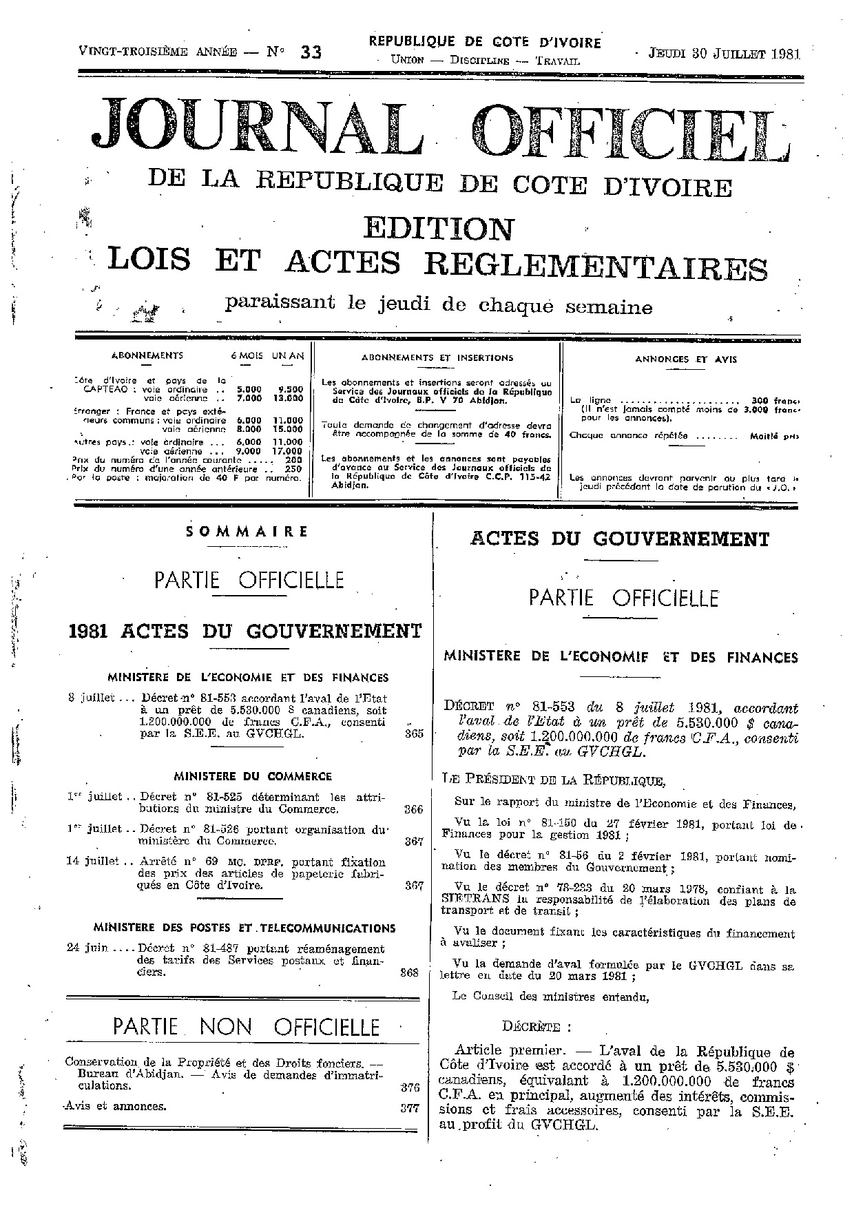 JO 1981-033