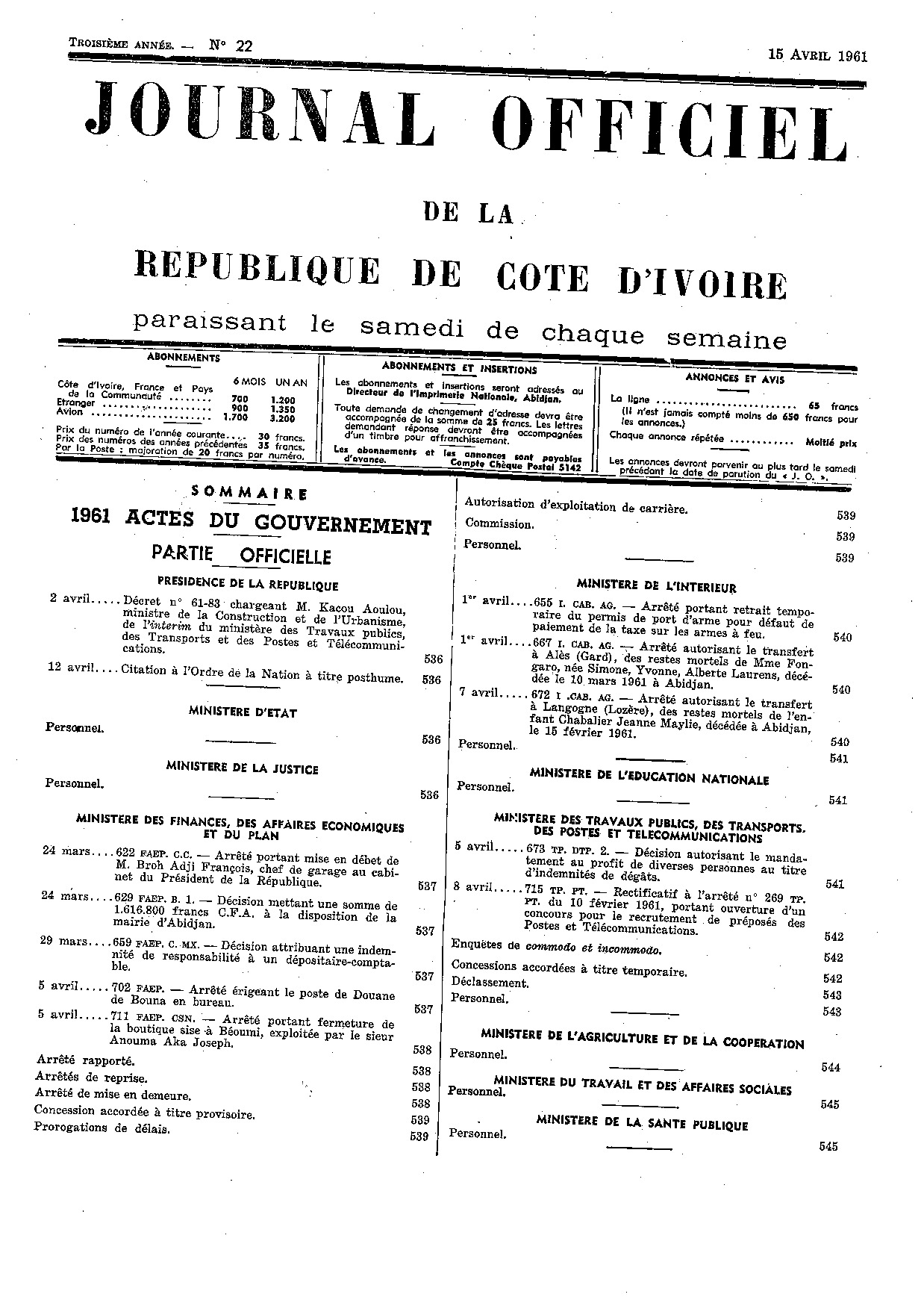 JO 1961-022