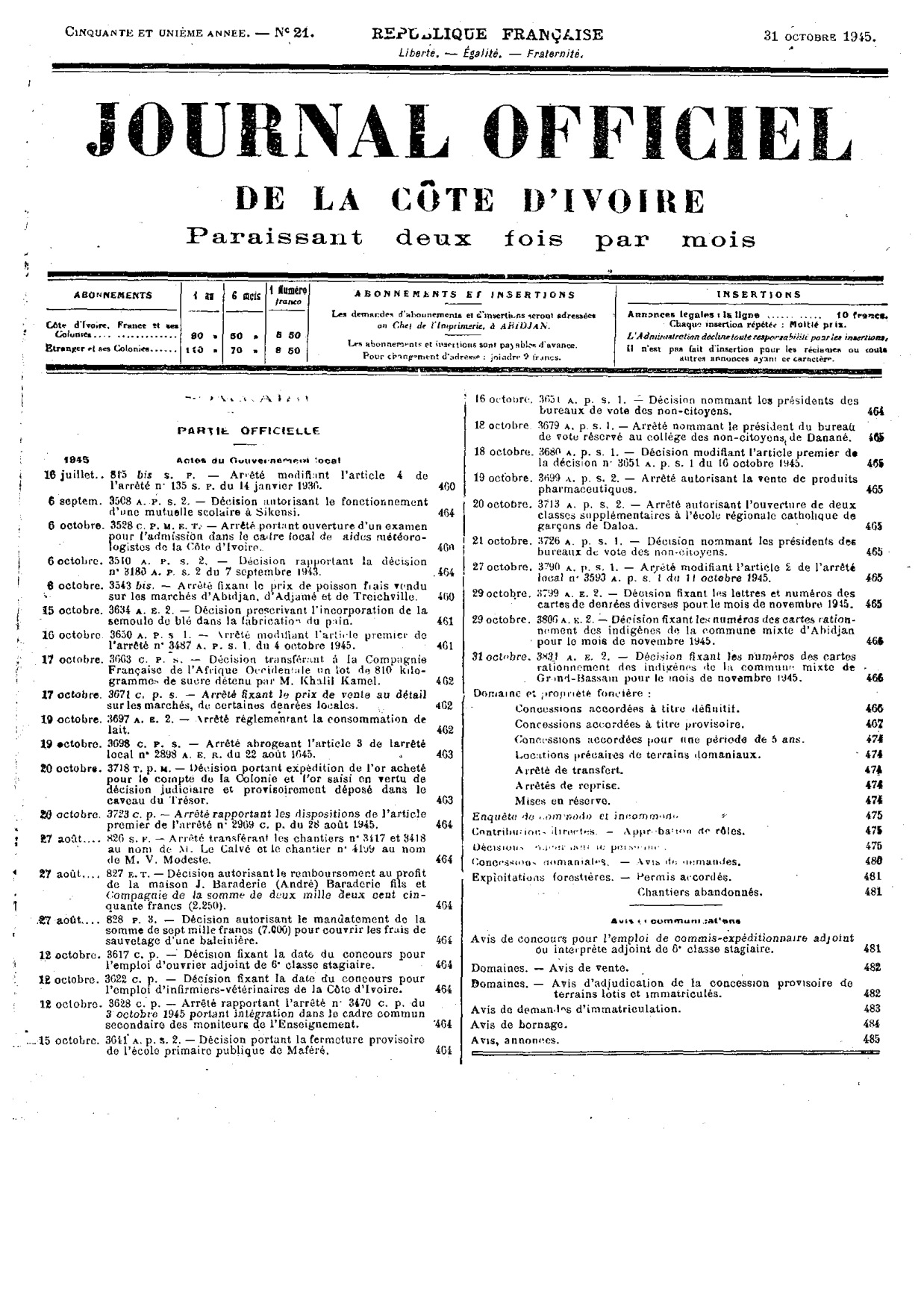 JO 1945-021 FRANCE_CI
