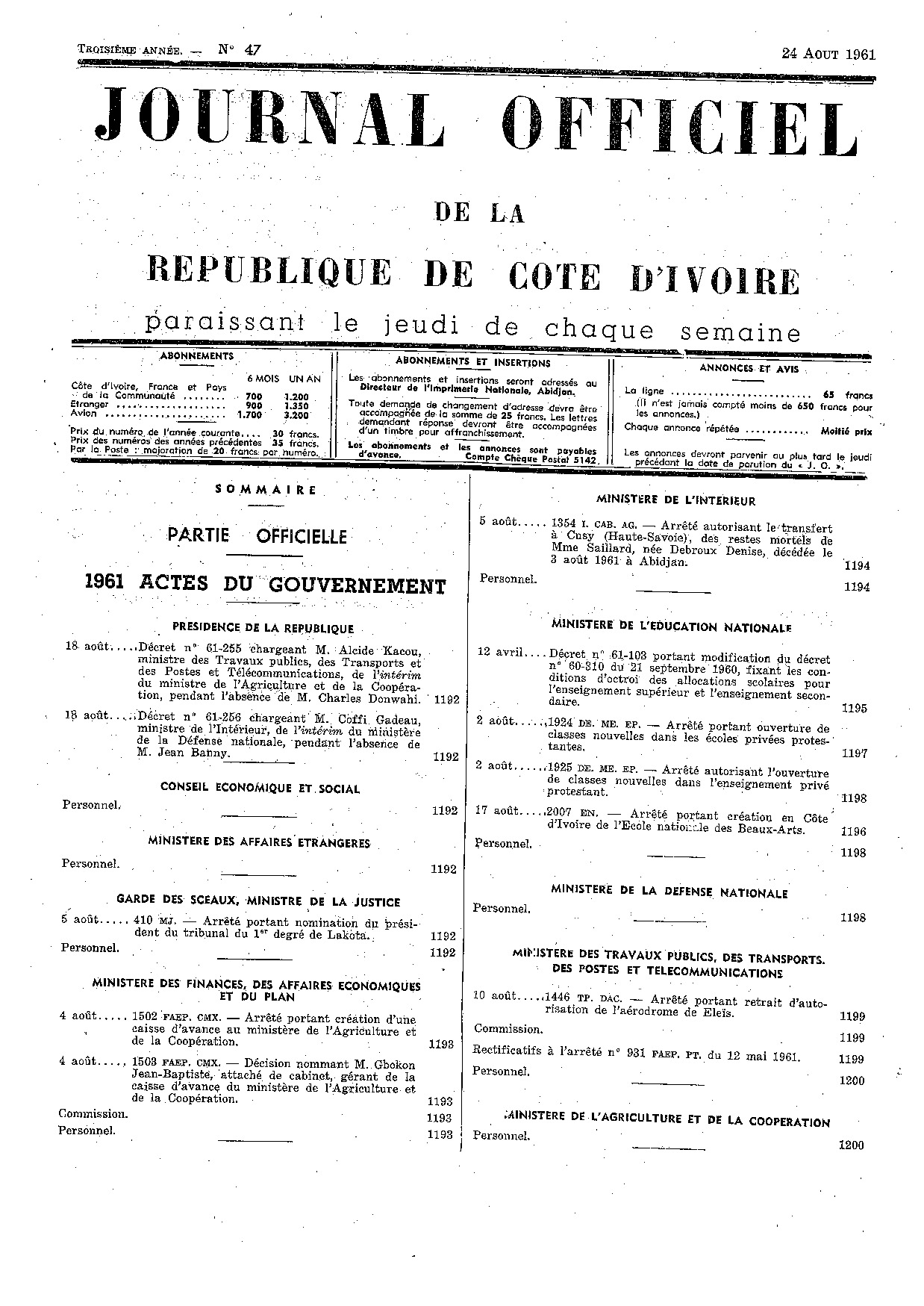 JO 1961-047