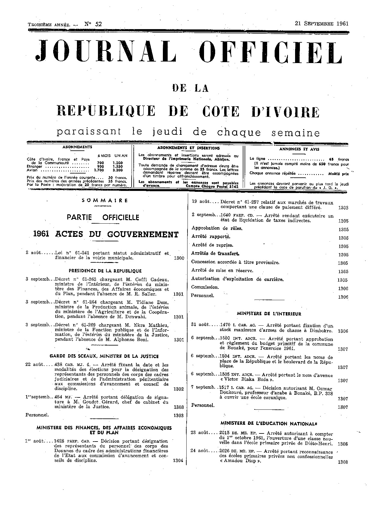 JO 1961-052
