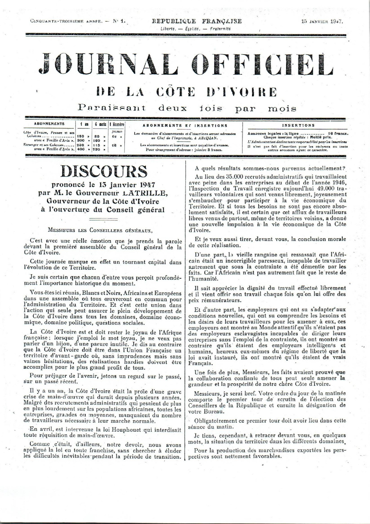 JO 1947-001 FRANCE_CI