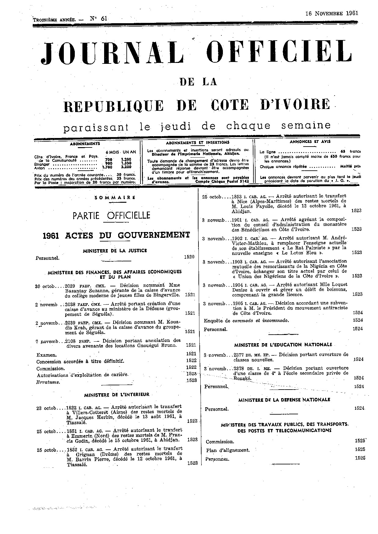 JO 1961-061