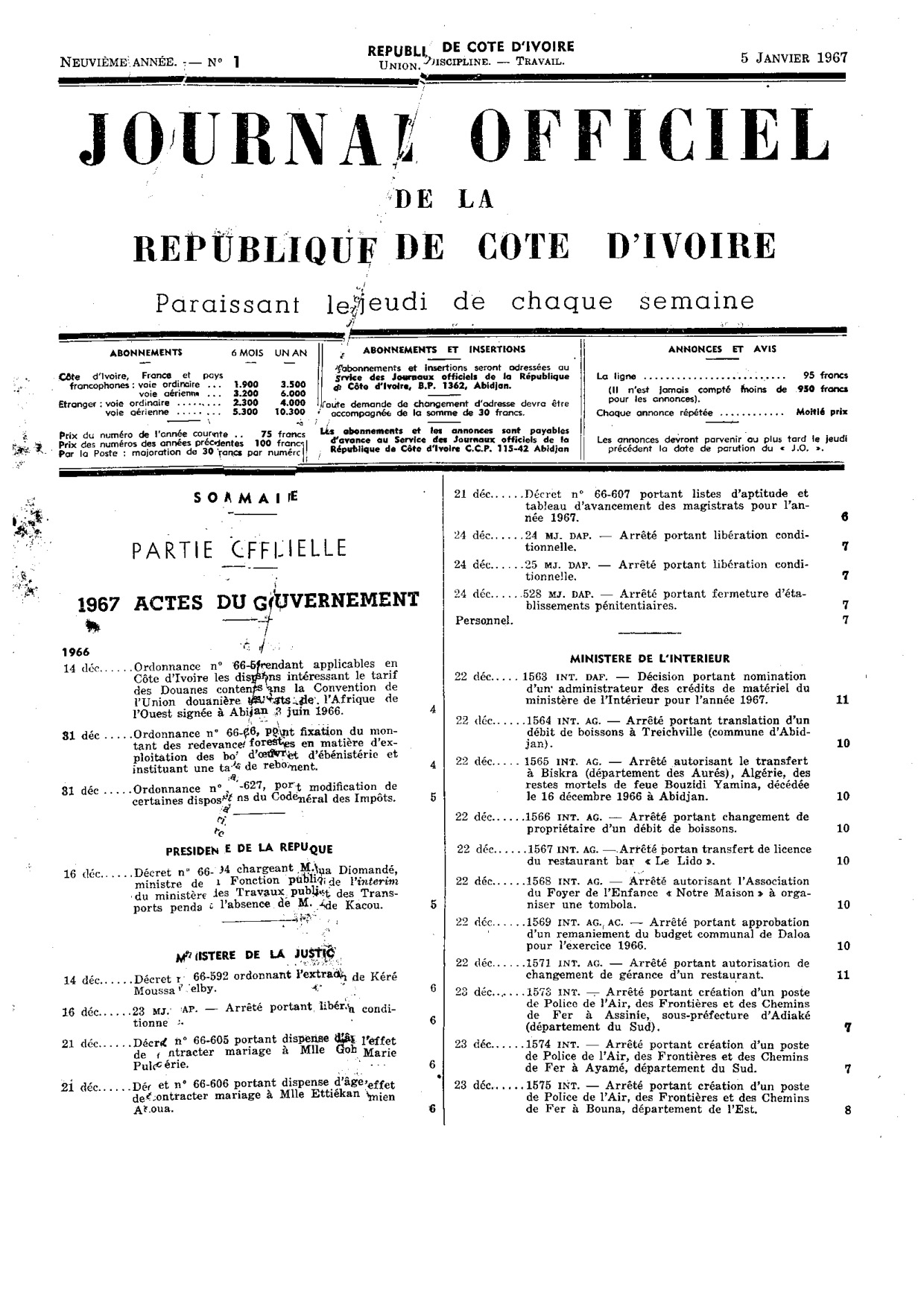 JO 1967-001