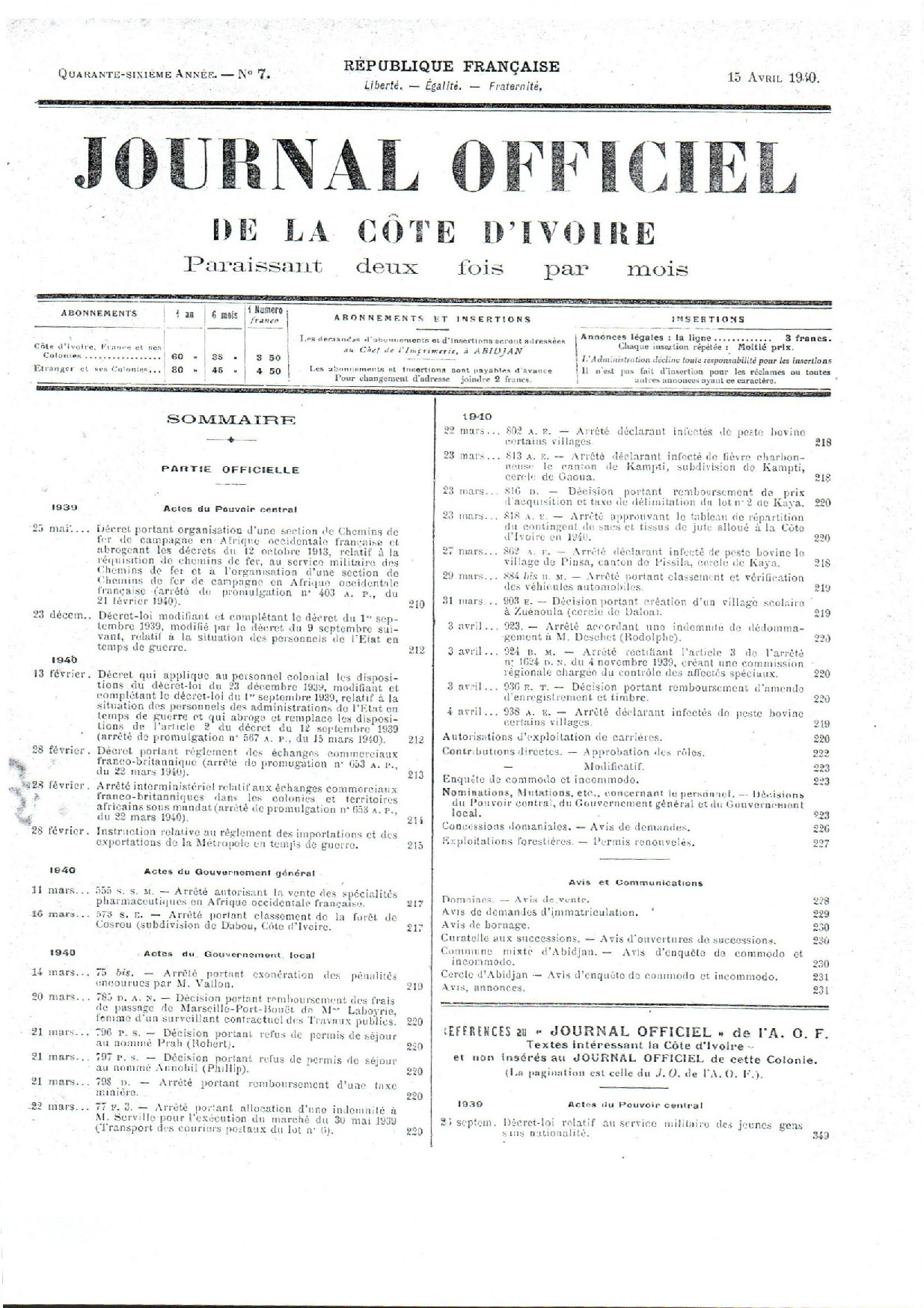 JO 1940-007