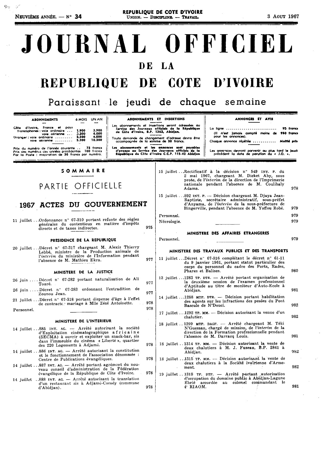 JO 1967-034