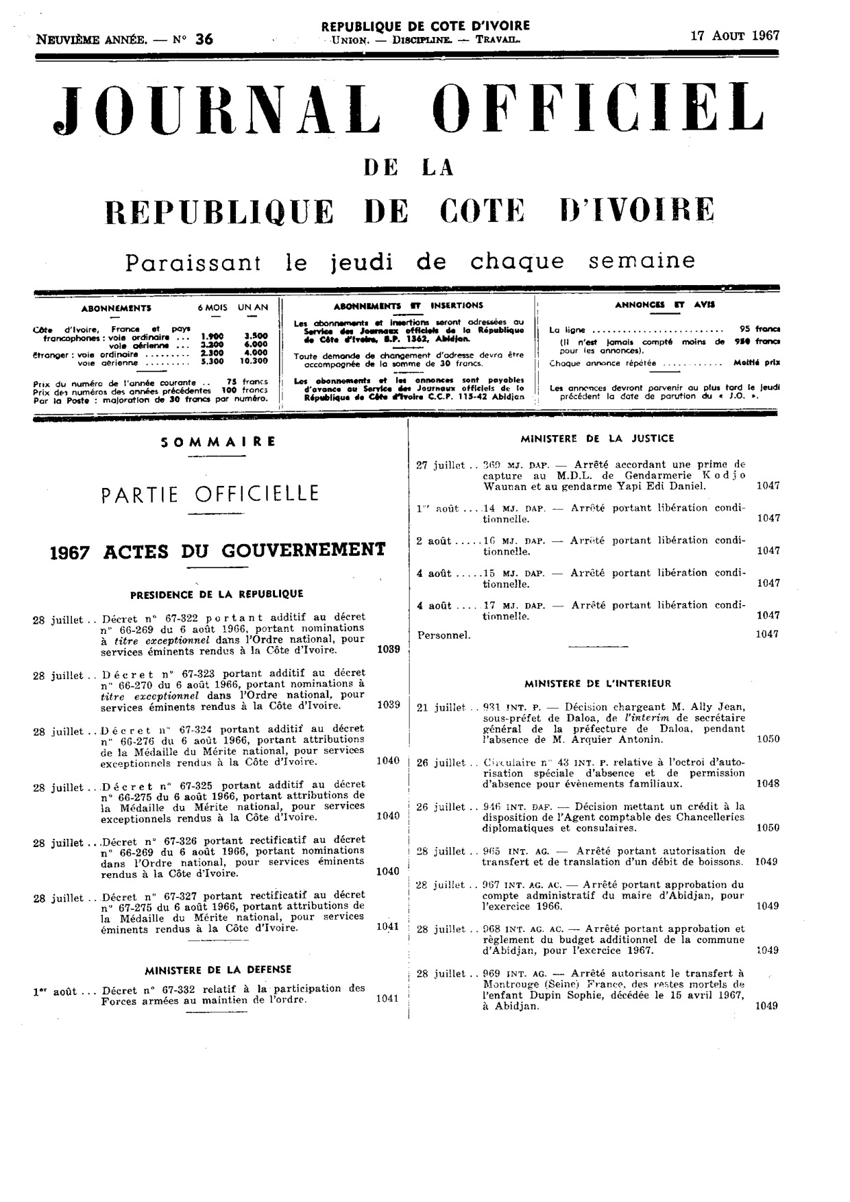 JO 1967-36