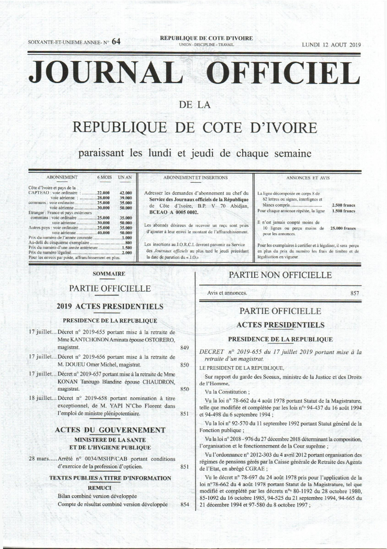 JO 2019-064