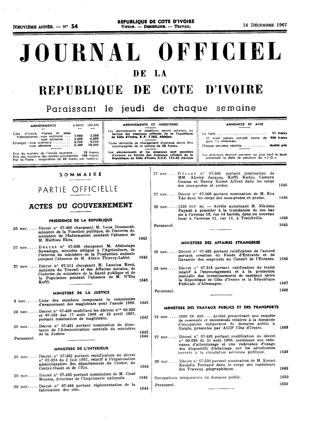 JO 1967-054