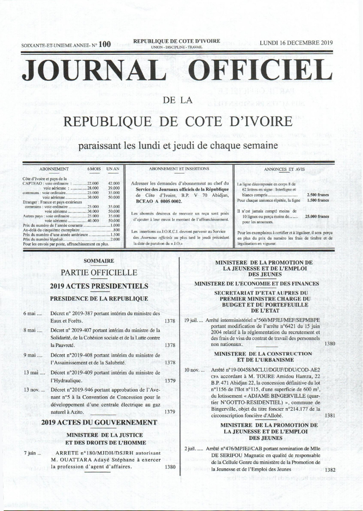 JO 2019-100