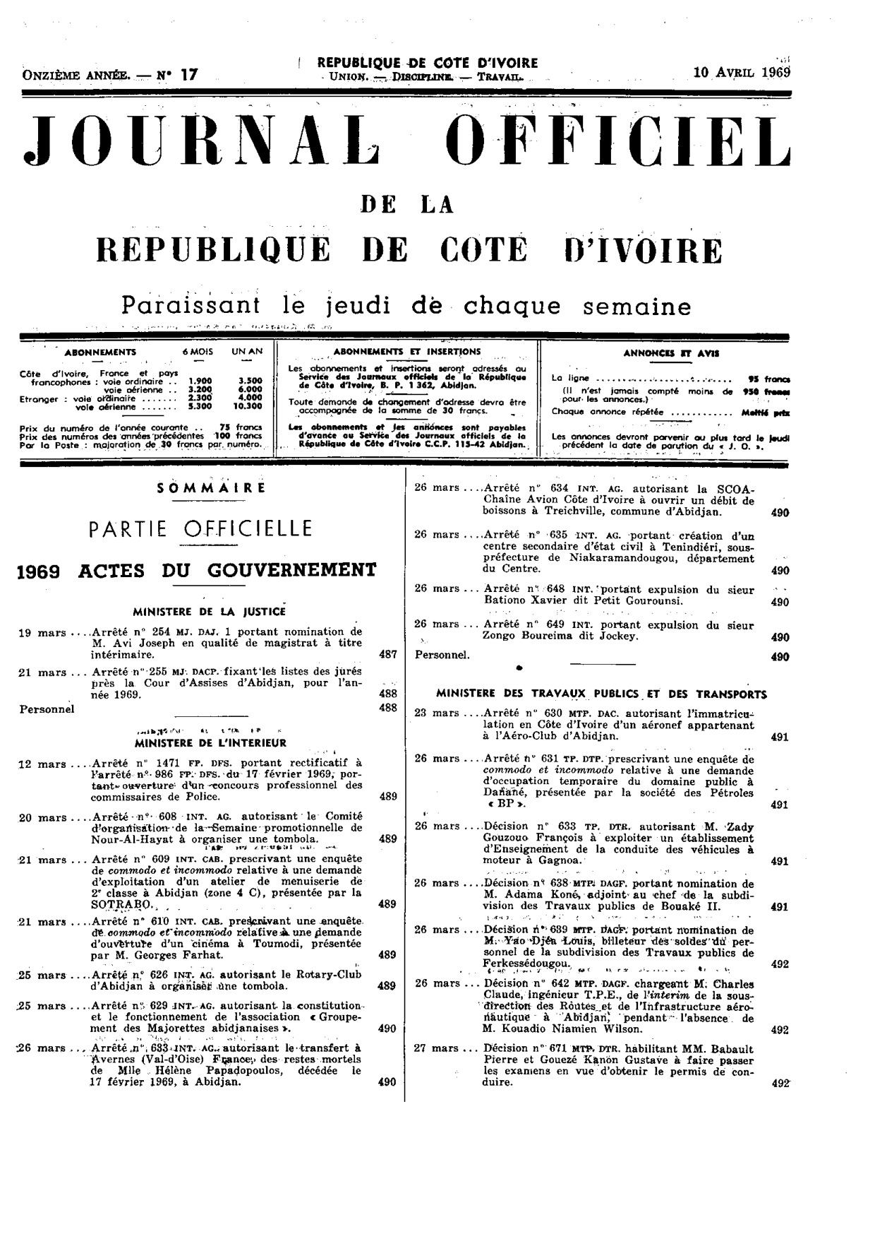 JO 1969-017