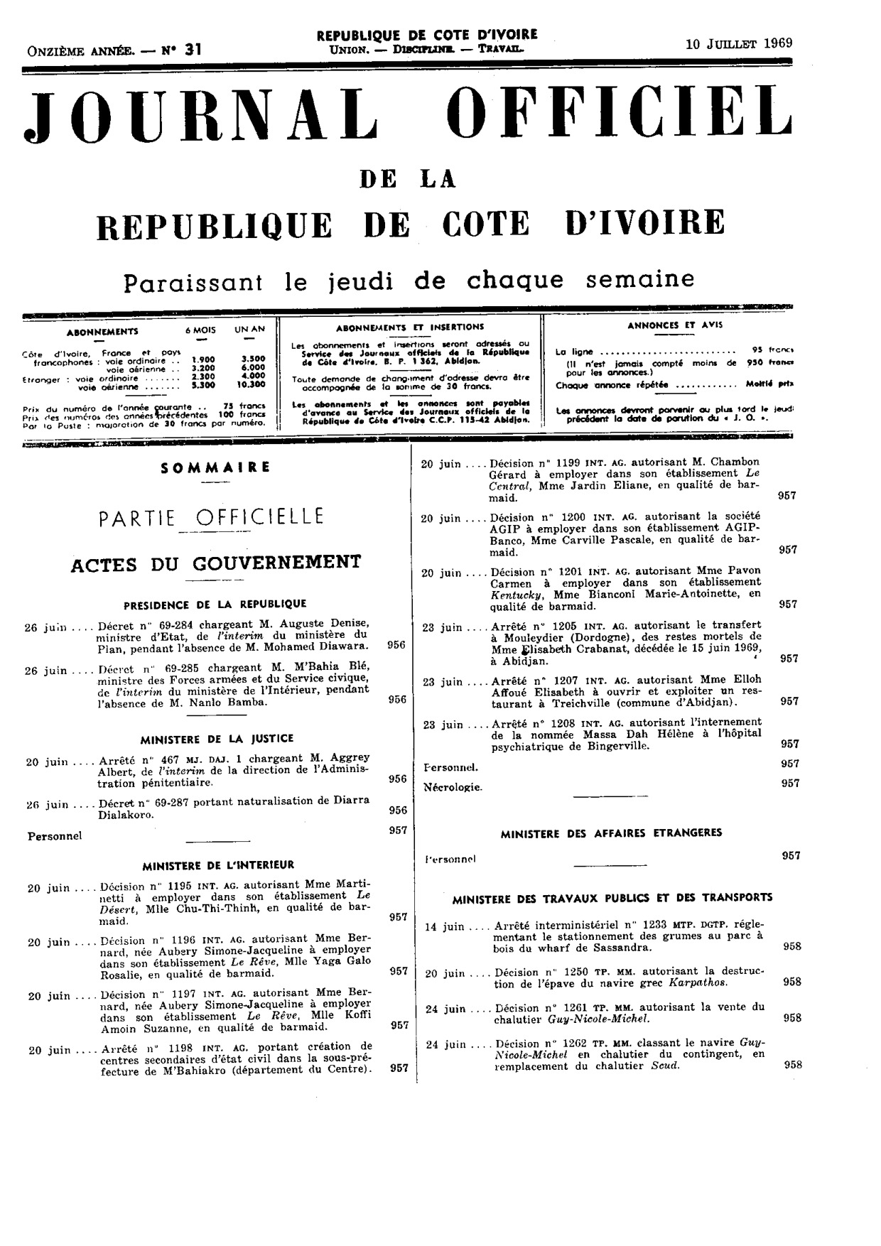 JO 1969-031