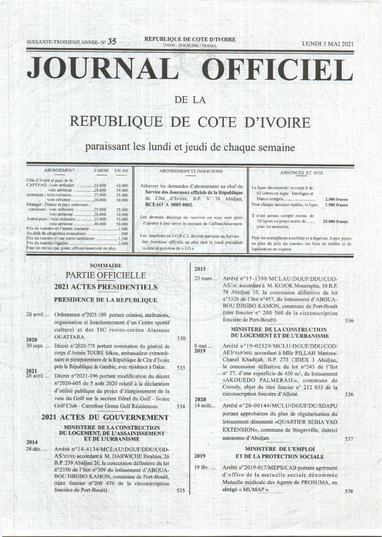 JO 2021-035