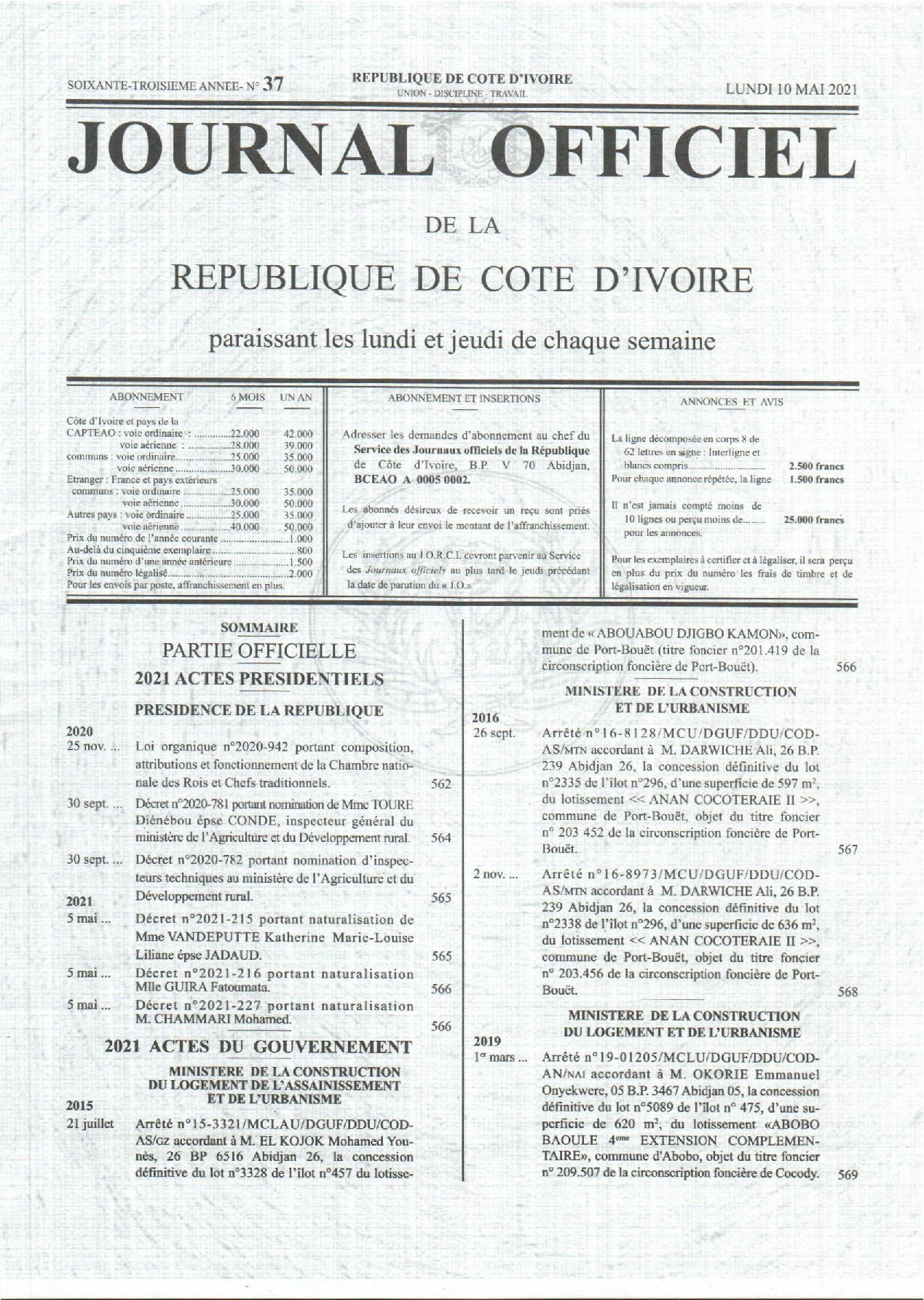 JO 2021-037