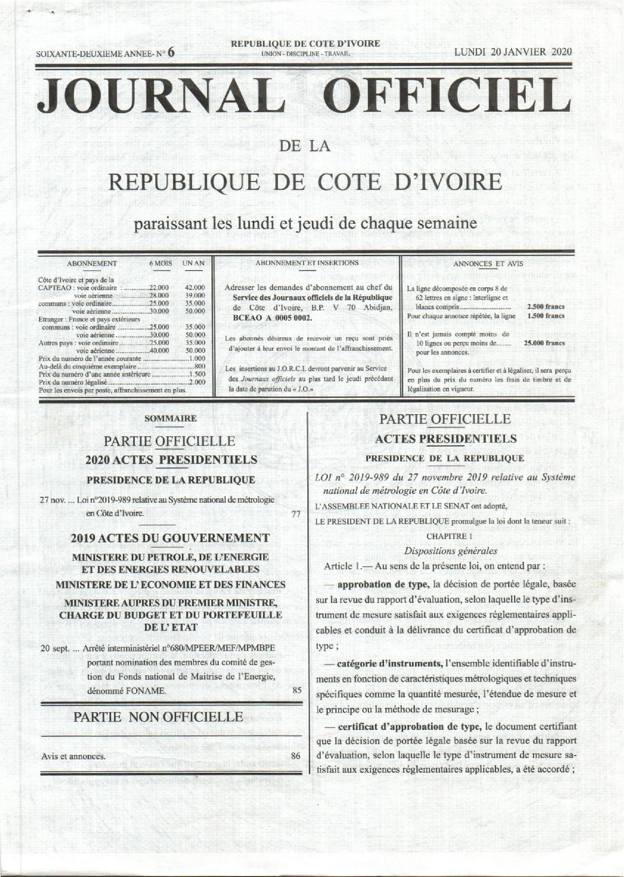 JO 2020-006