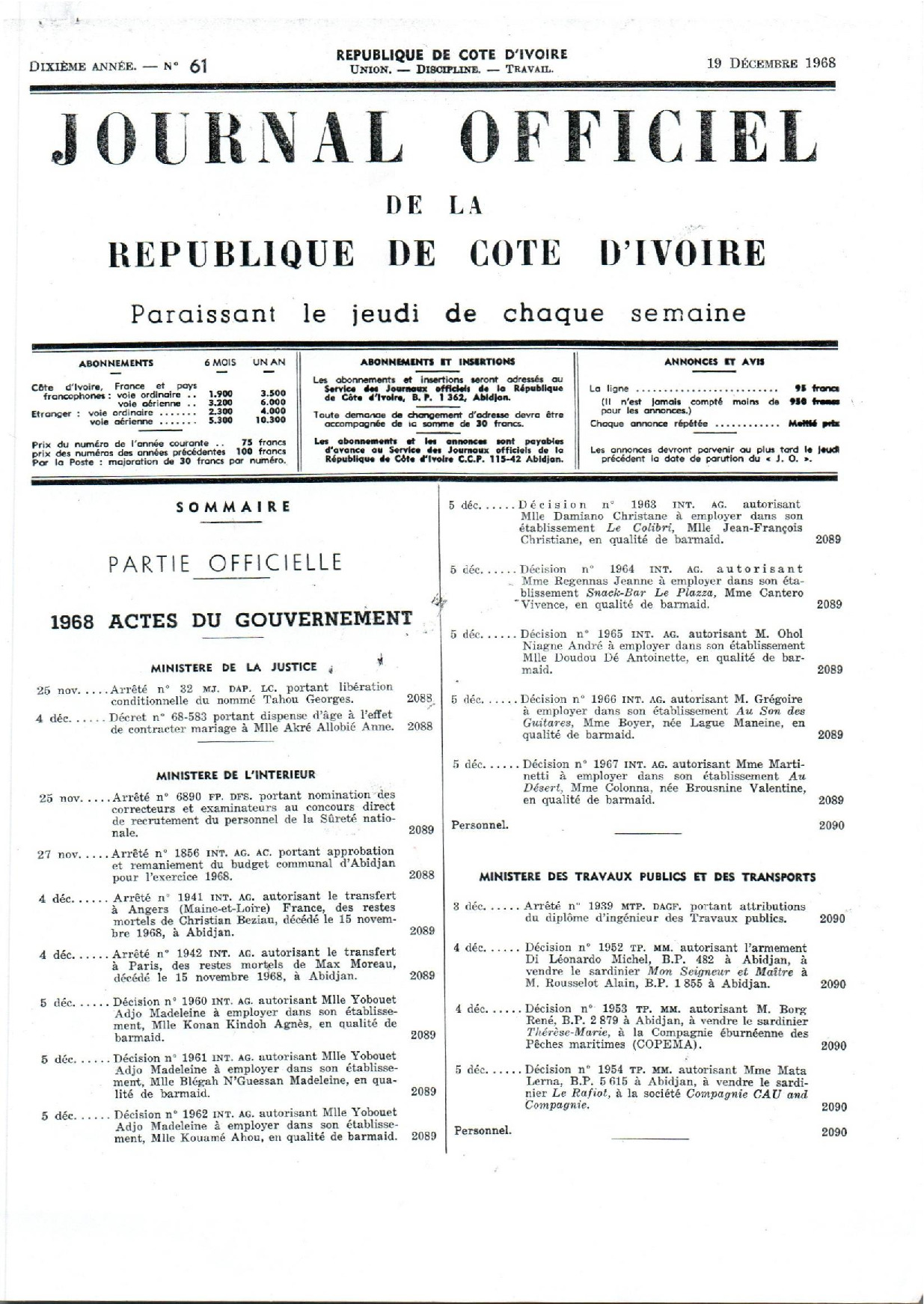 JO 1968-061