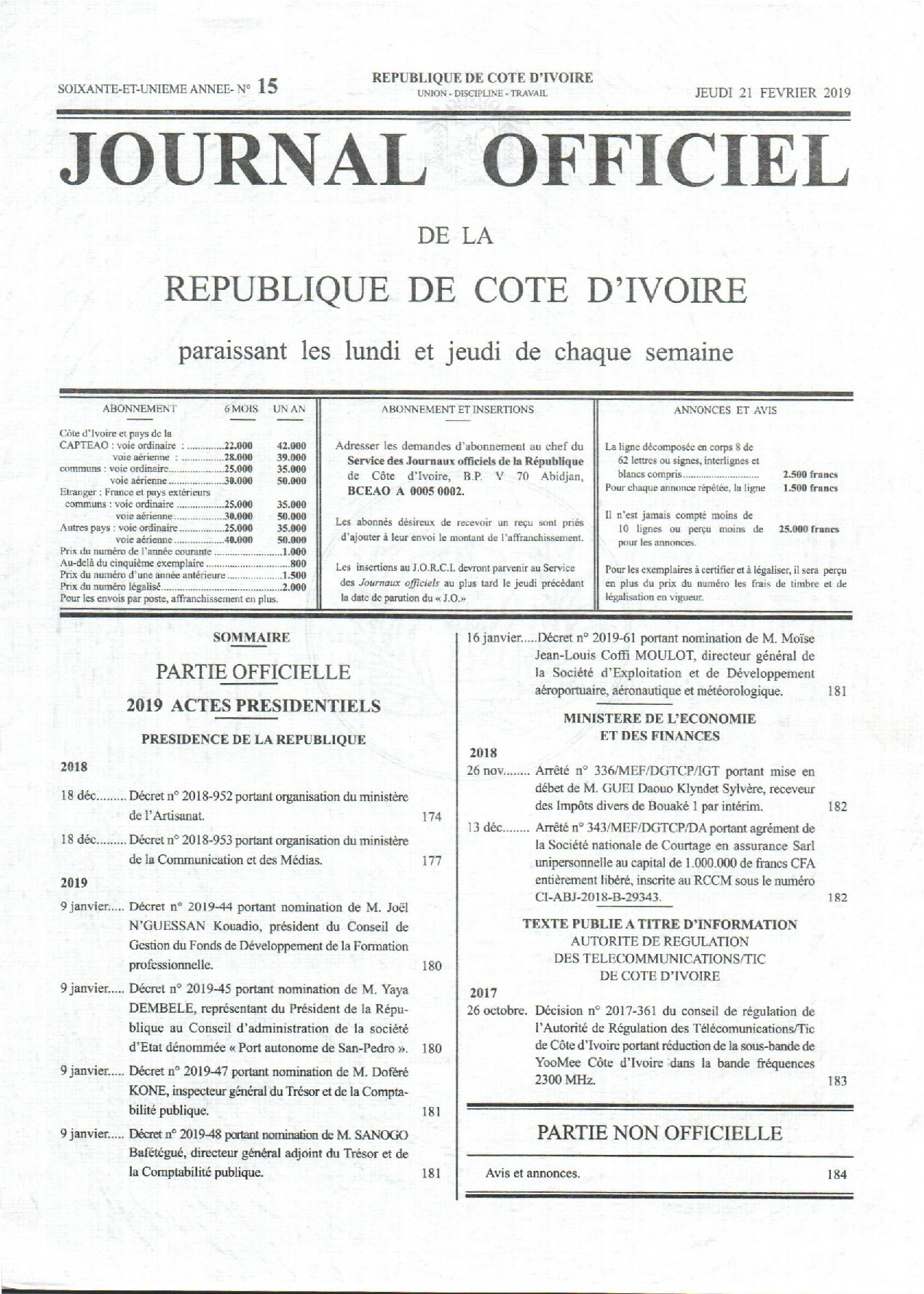 JO 2019-015