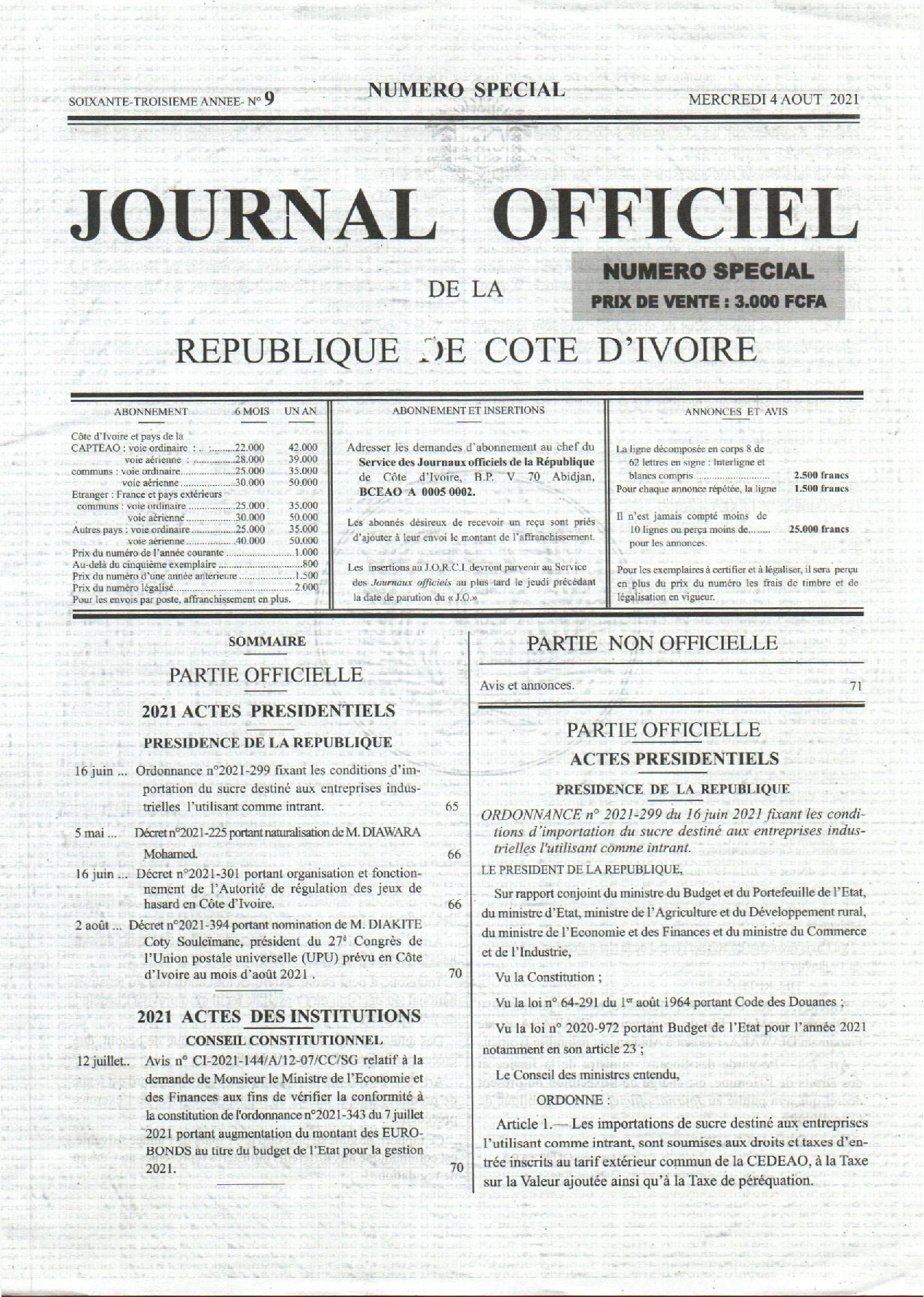 JO 2021-009