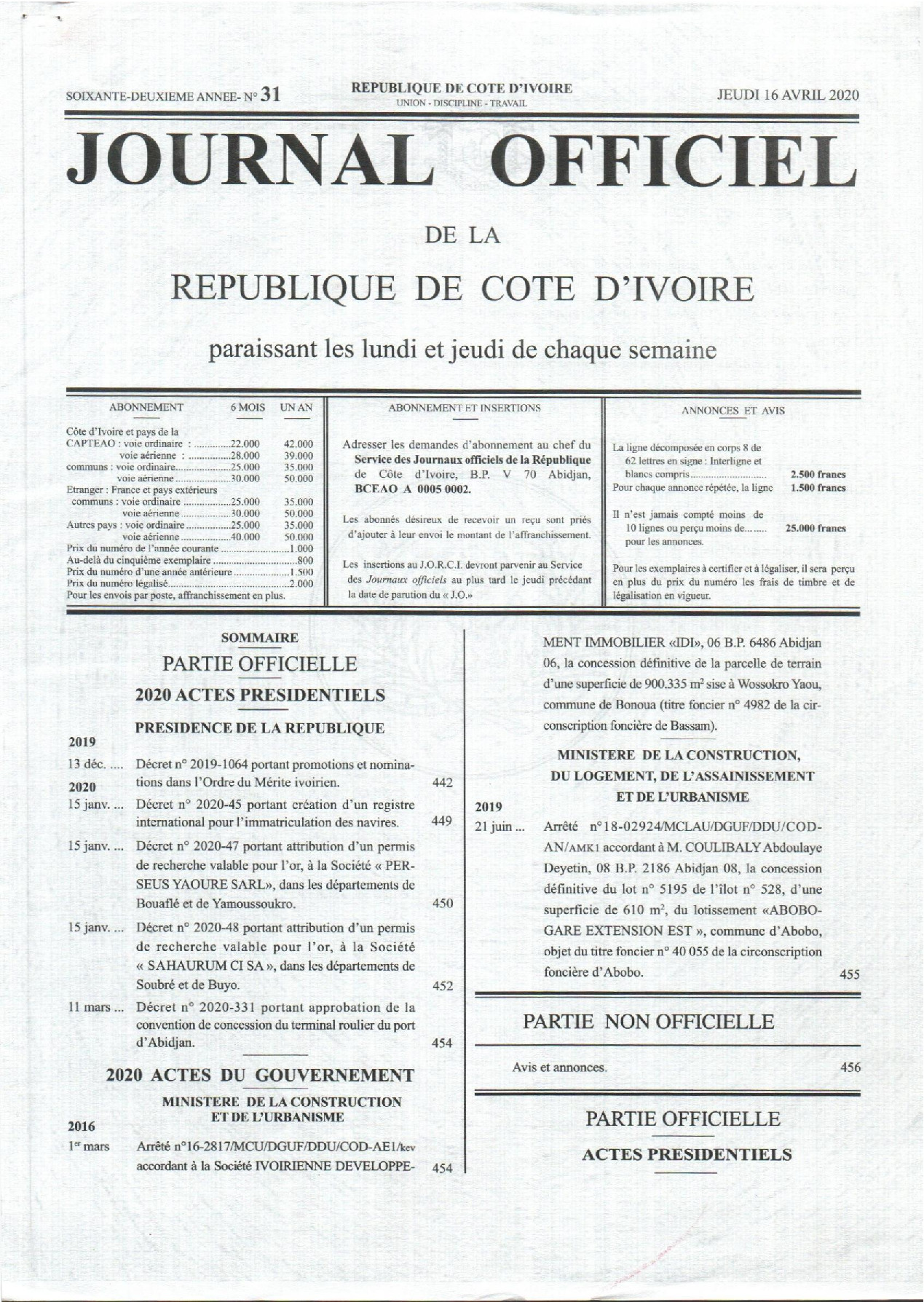 JO 2020-031