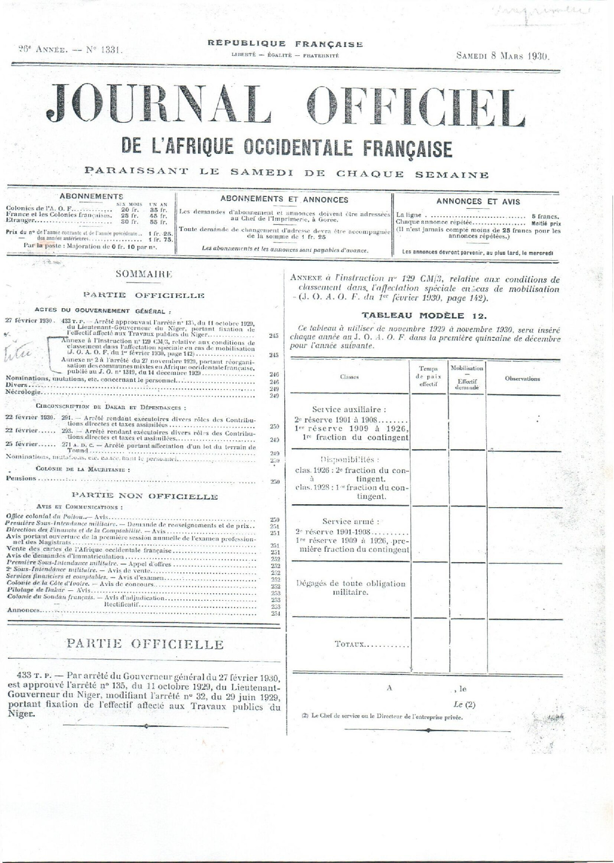 JO A30-031
