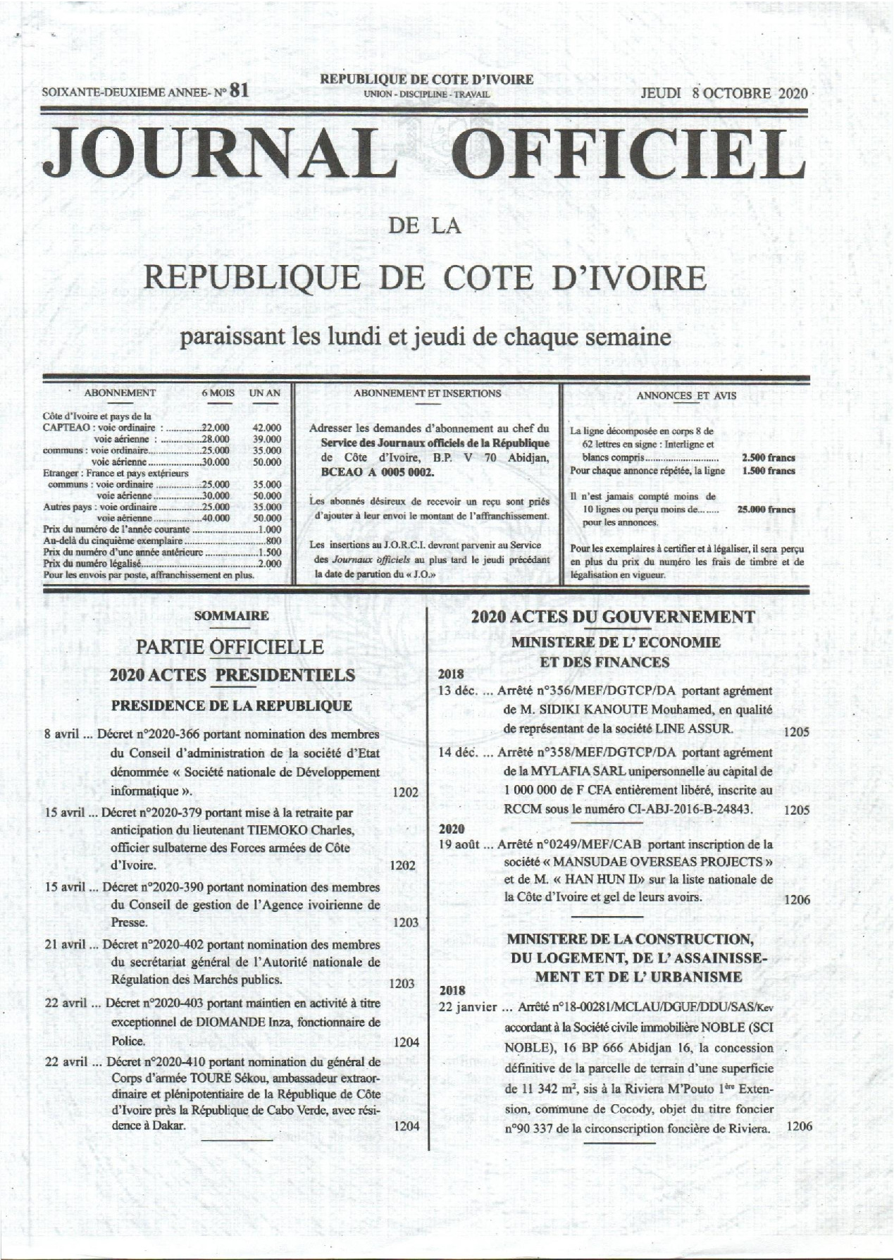 JO 2020-081