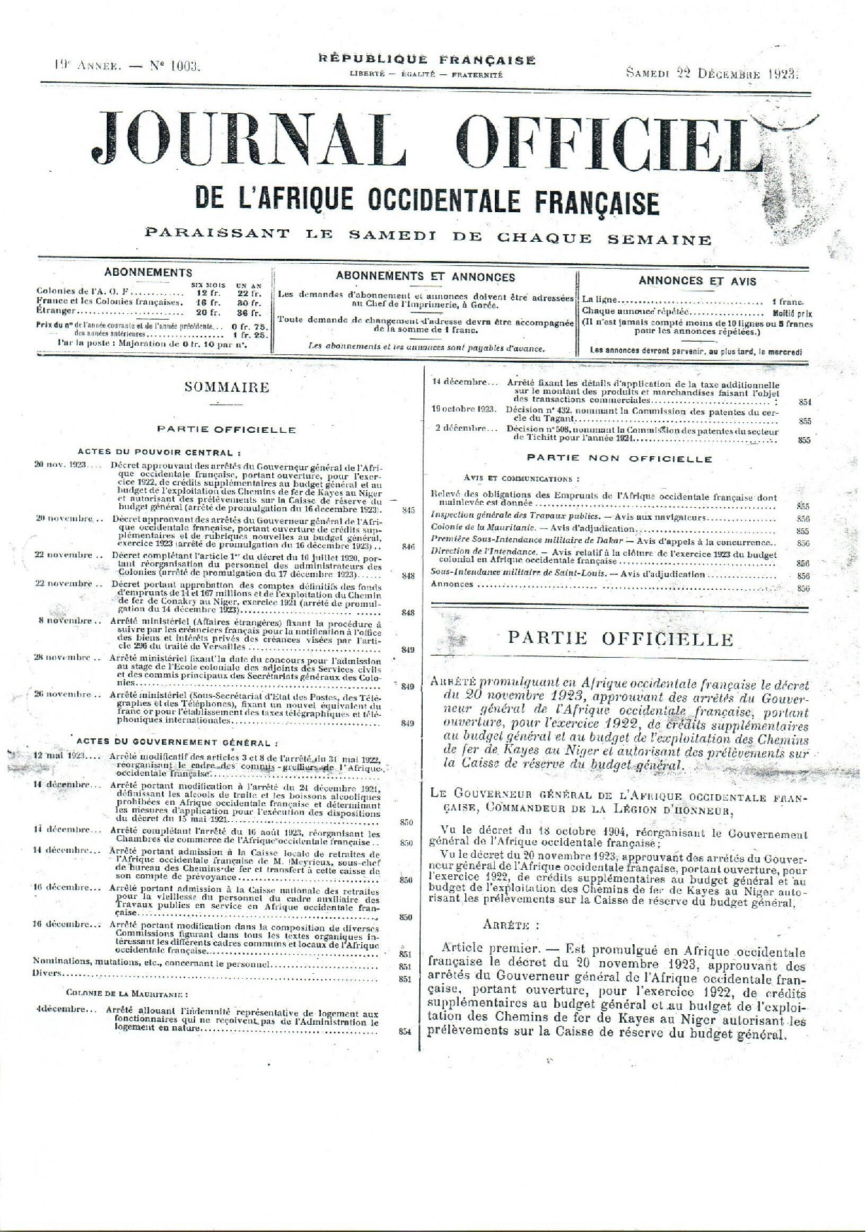 JO A23-1003