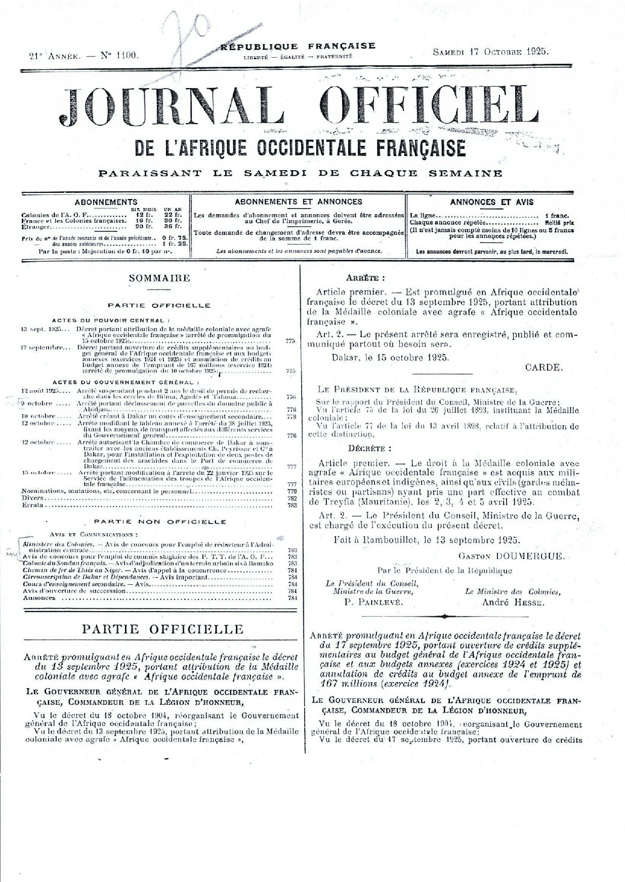 JO A25-1100