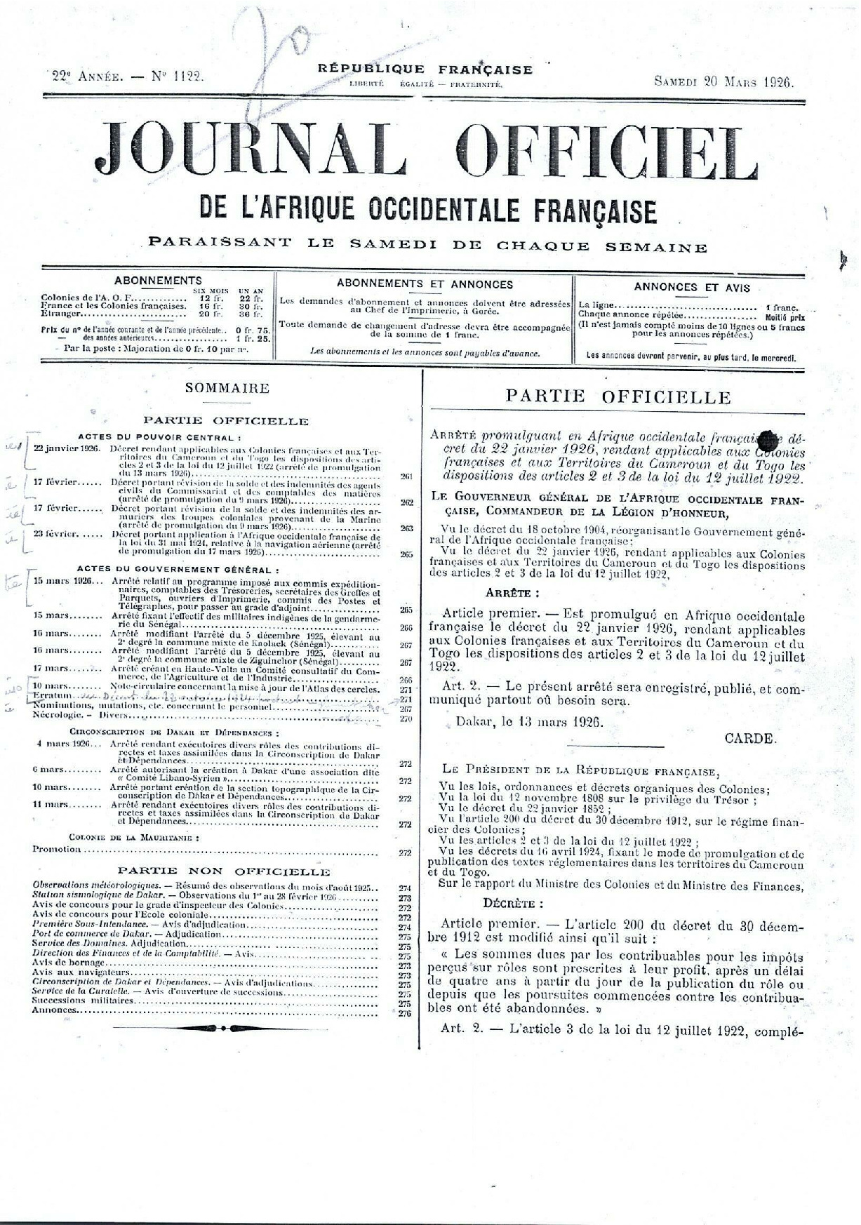 JO A26-1122