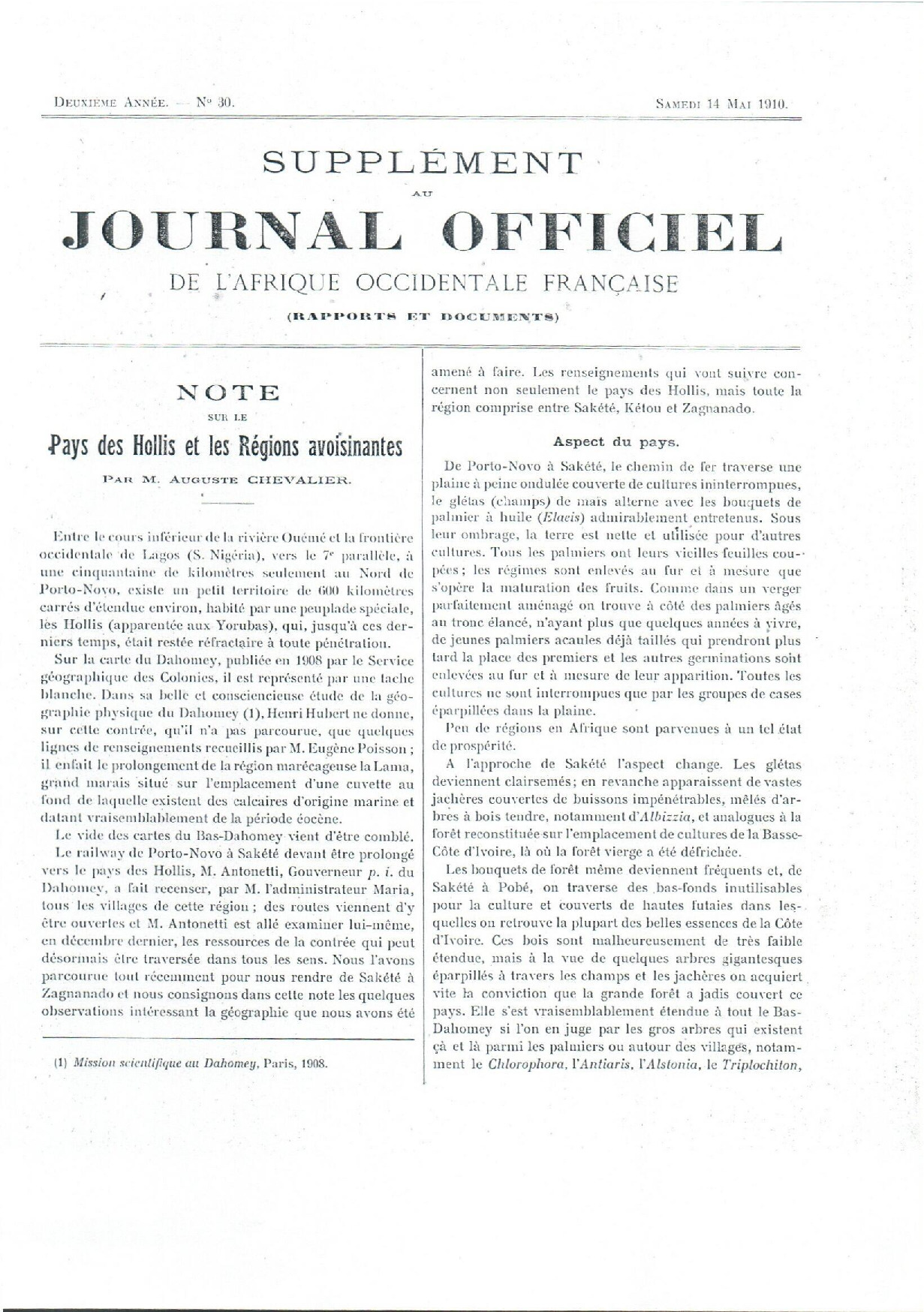 JO A10-30 SUPPLEMENT