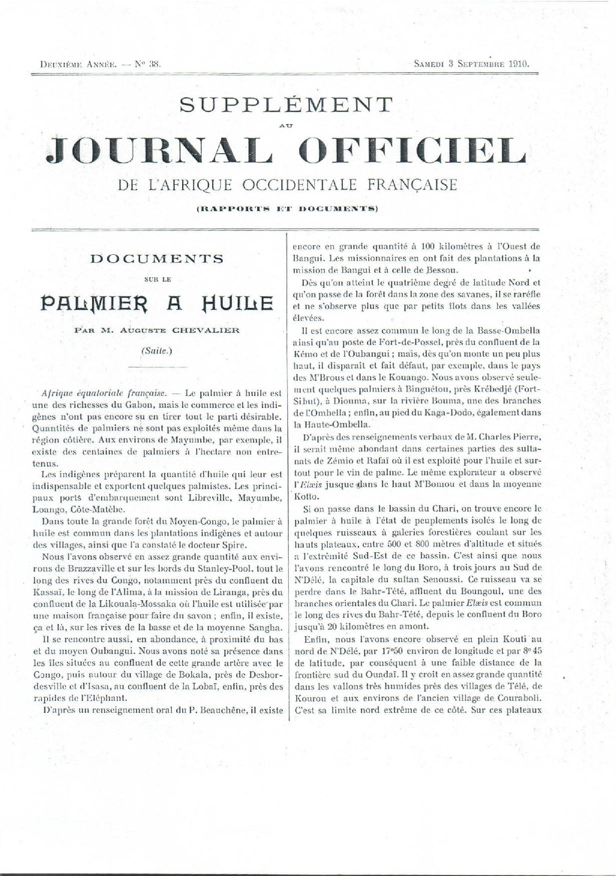 JO A10-038 SUPPLEMENT