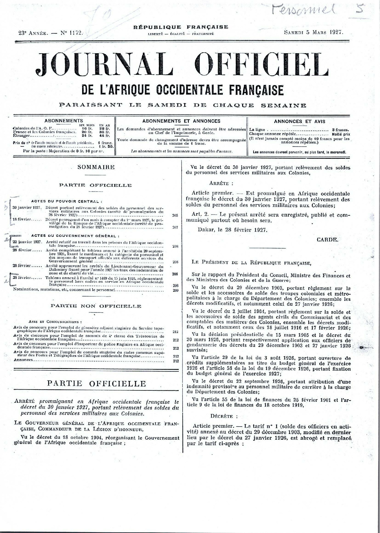 JO A27-1172