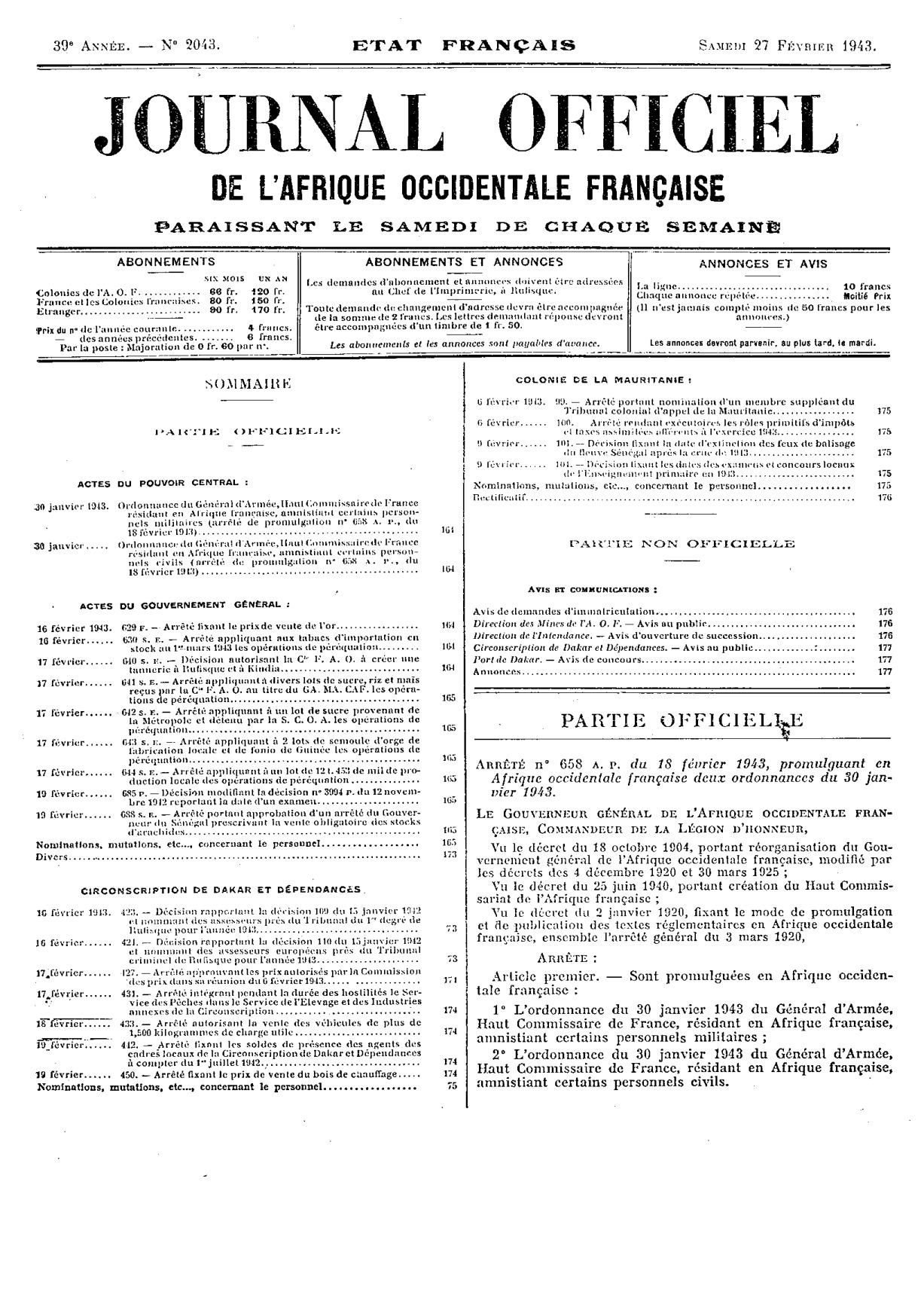 JO A43-2043