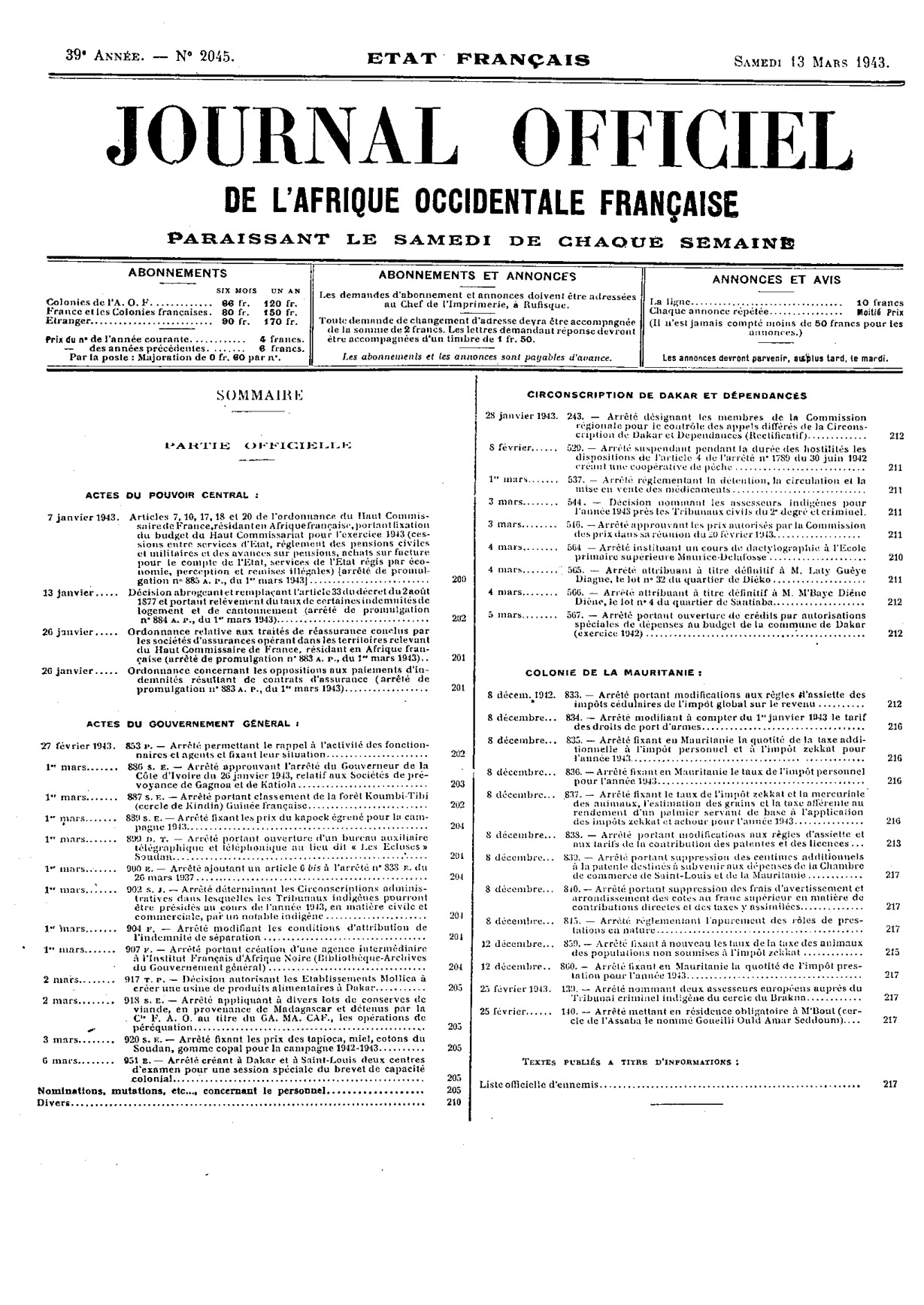 JO A43-2045