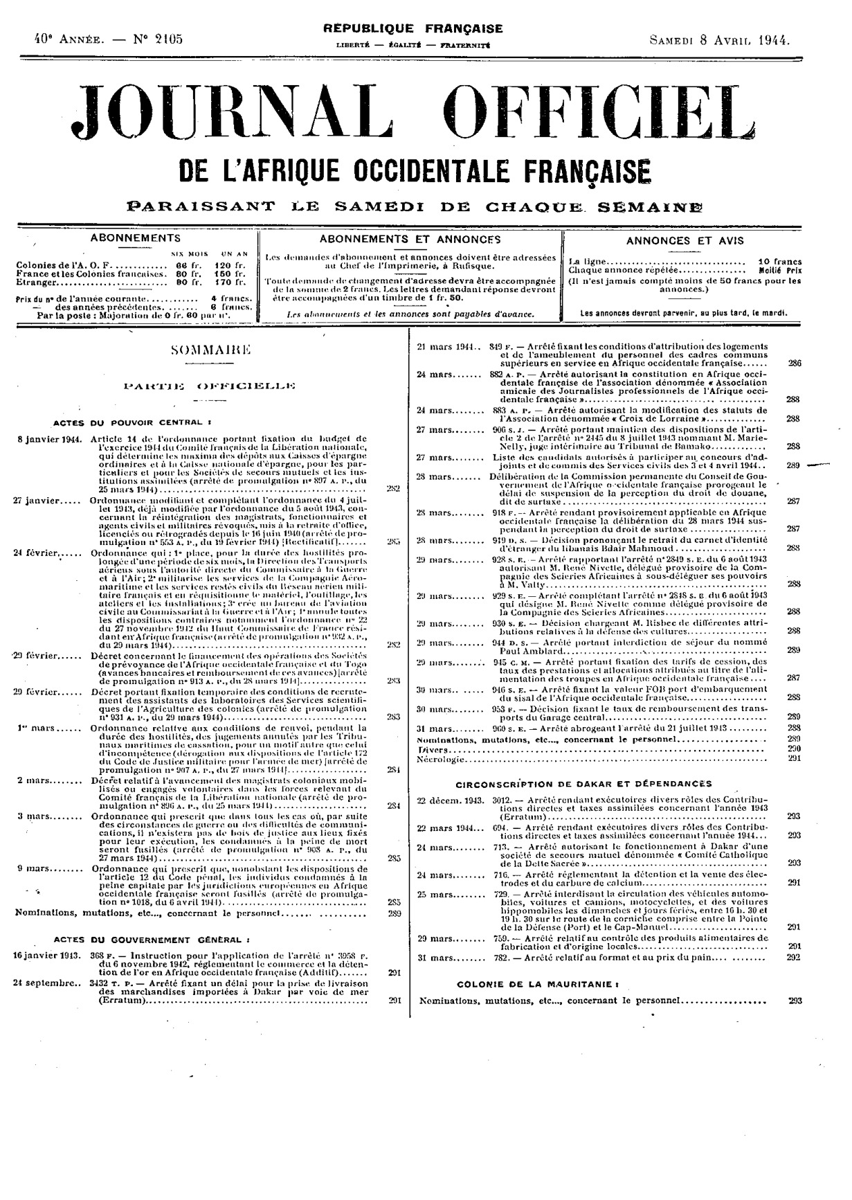 JO A44-2105