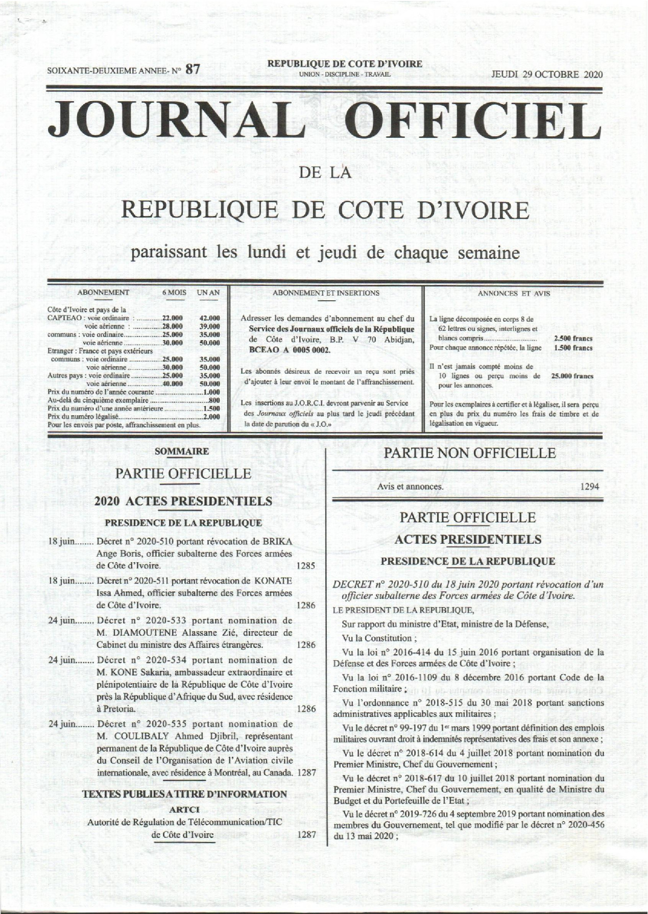JO 2020-087