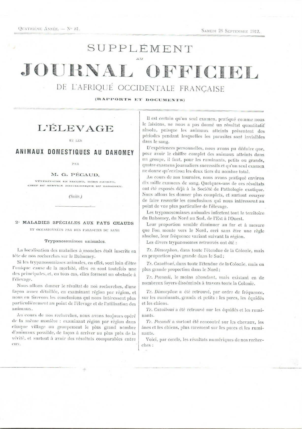 JO A12-081 SUPPLEMENT