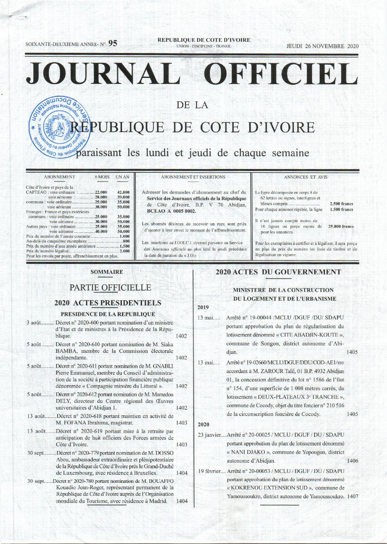 JO 2020-095