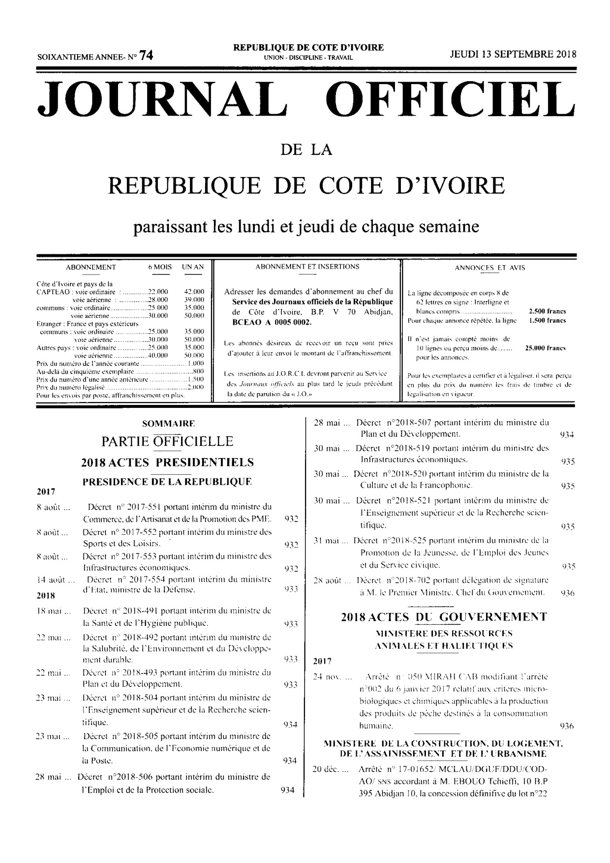 JO 2018-074