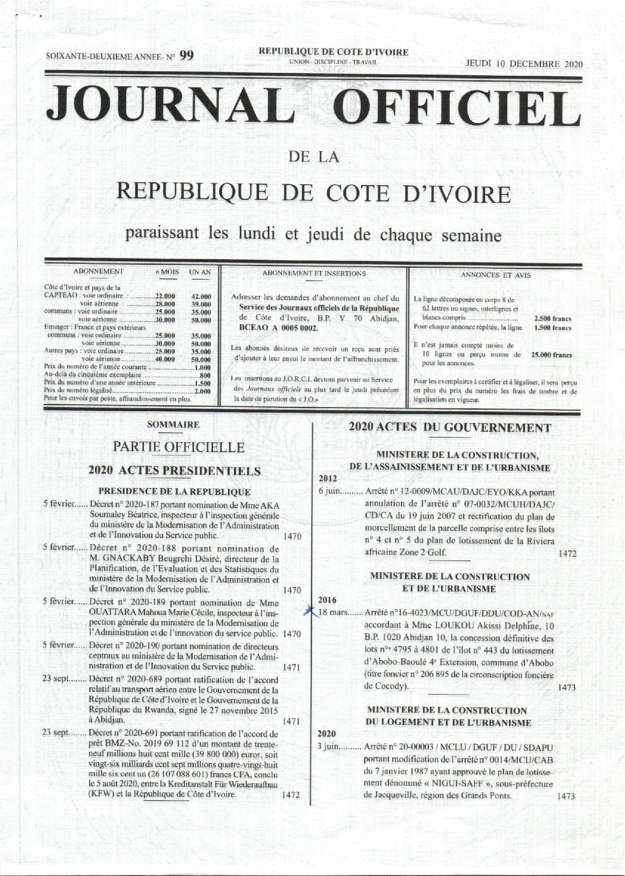 JO 2020-099