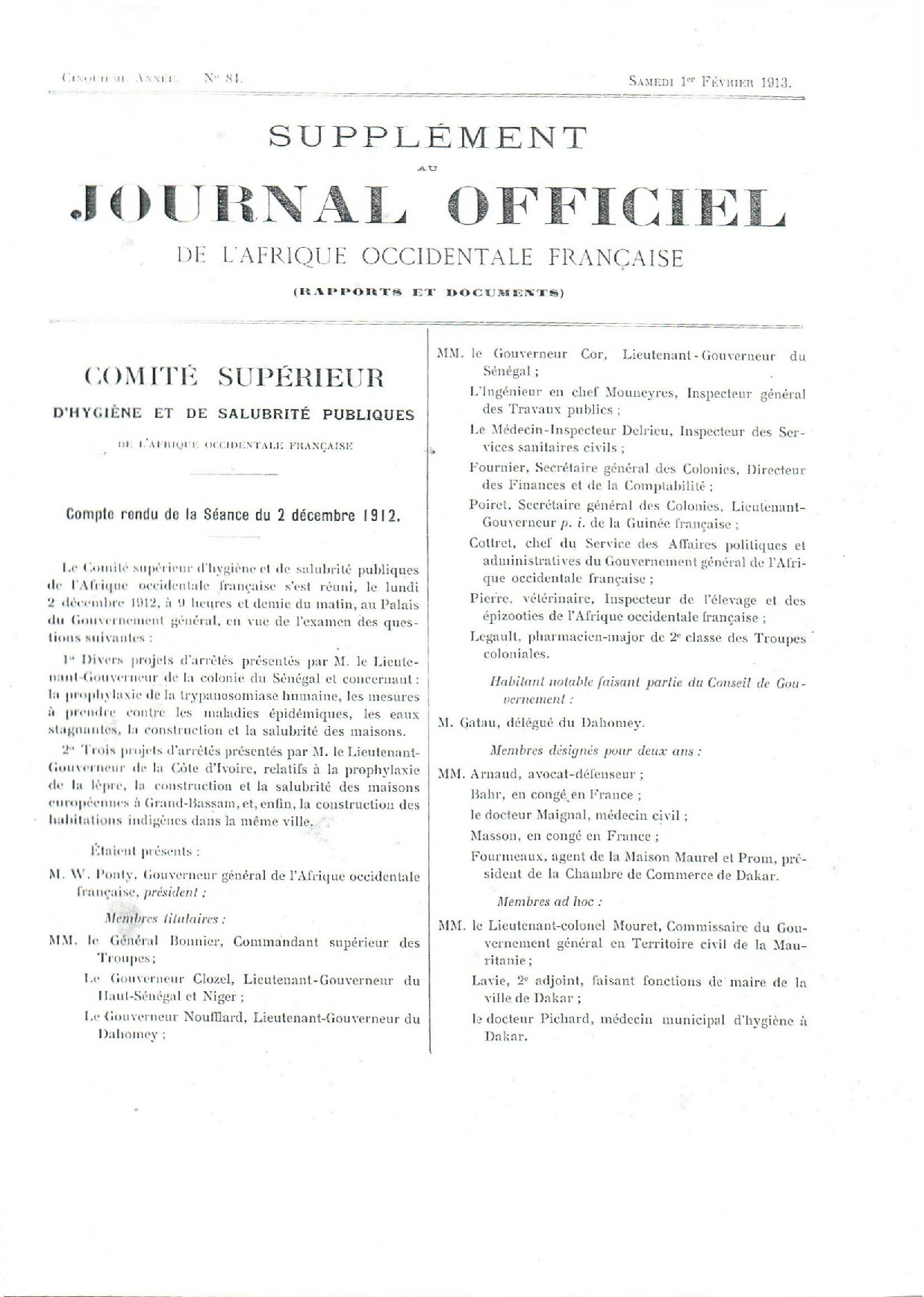 JO A13-084 SUPPLEMENT