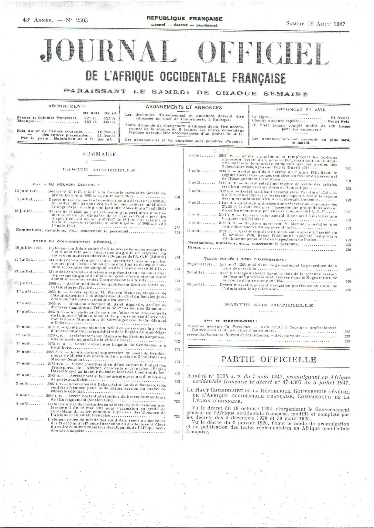 JO A47-2303