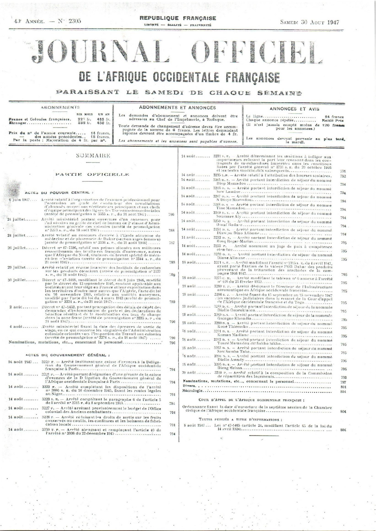 JO A47-2305