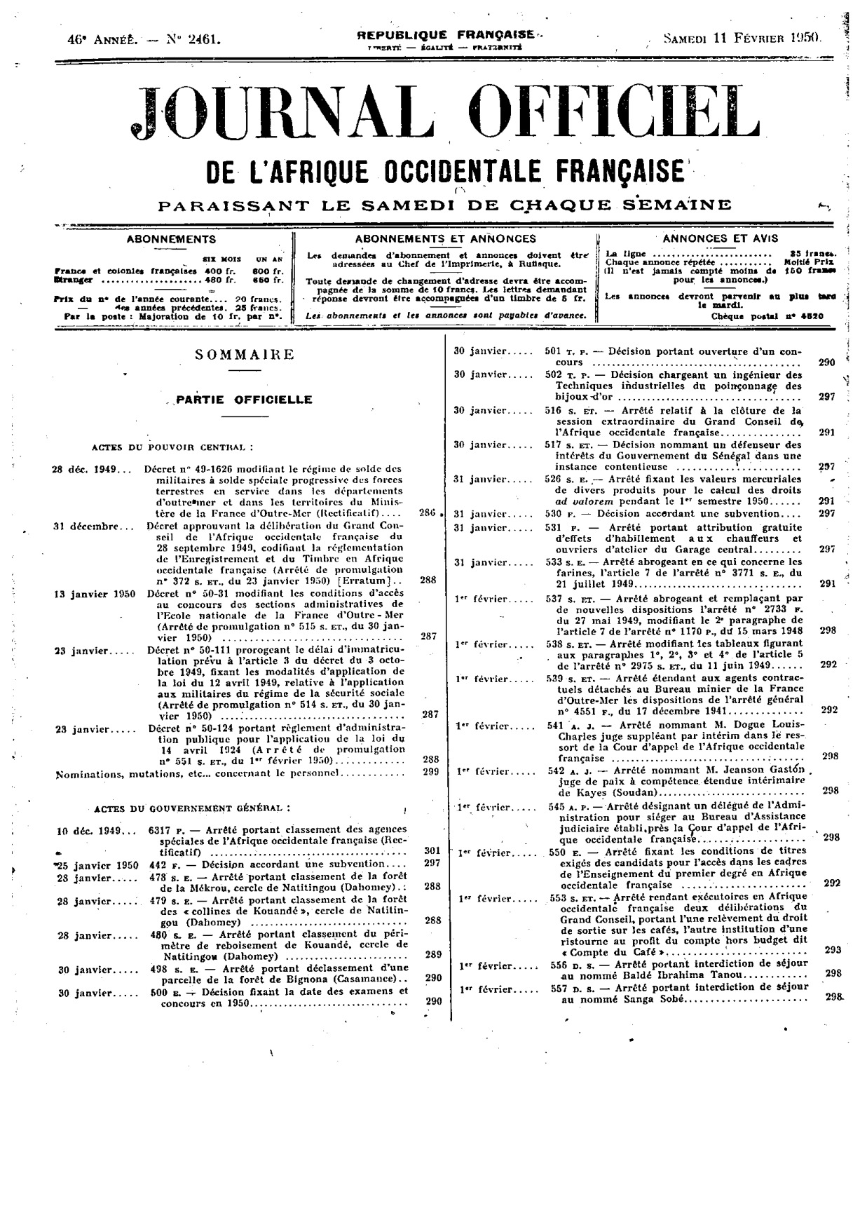 JO A50-2461